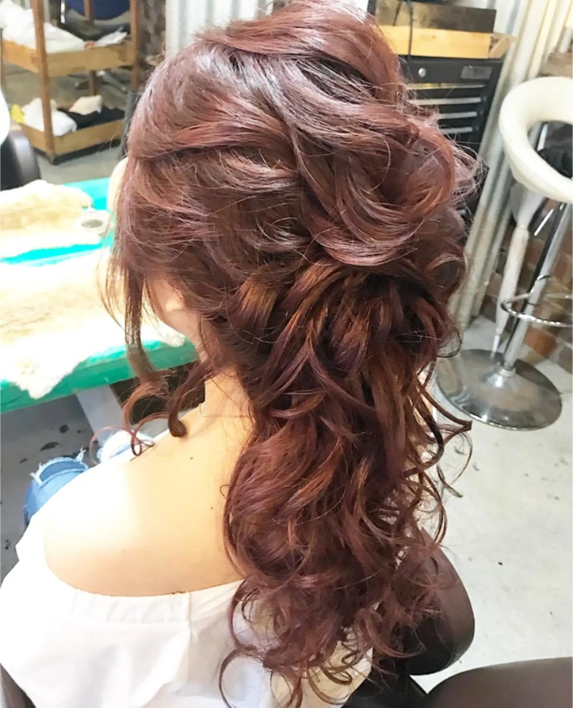 ヘアアレンジ ヘアセット 玉木 育実のヘアスタイル