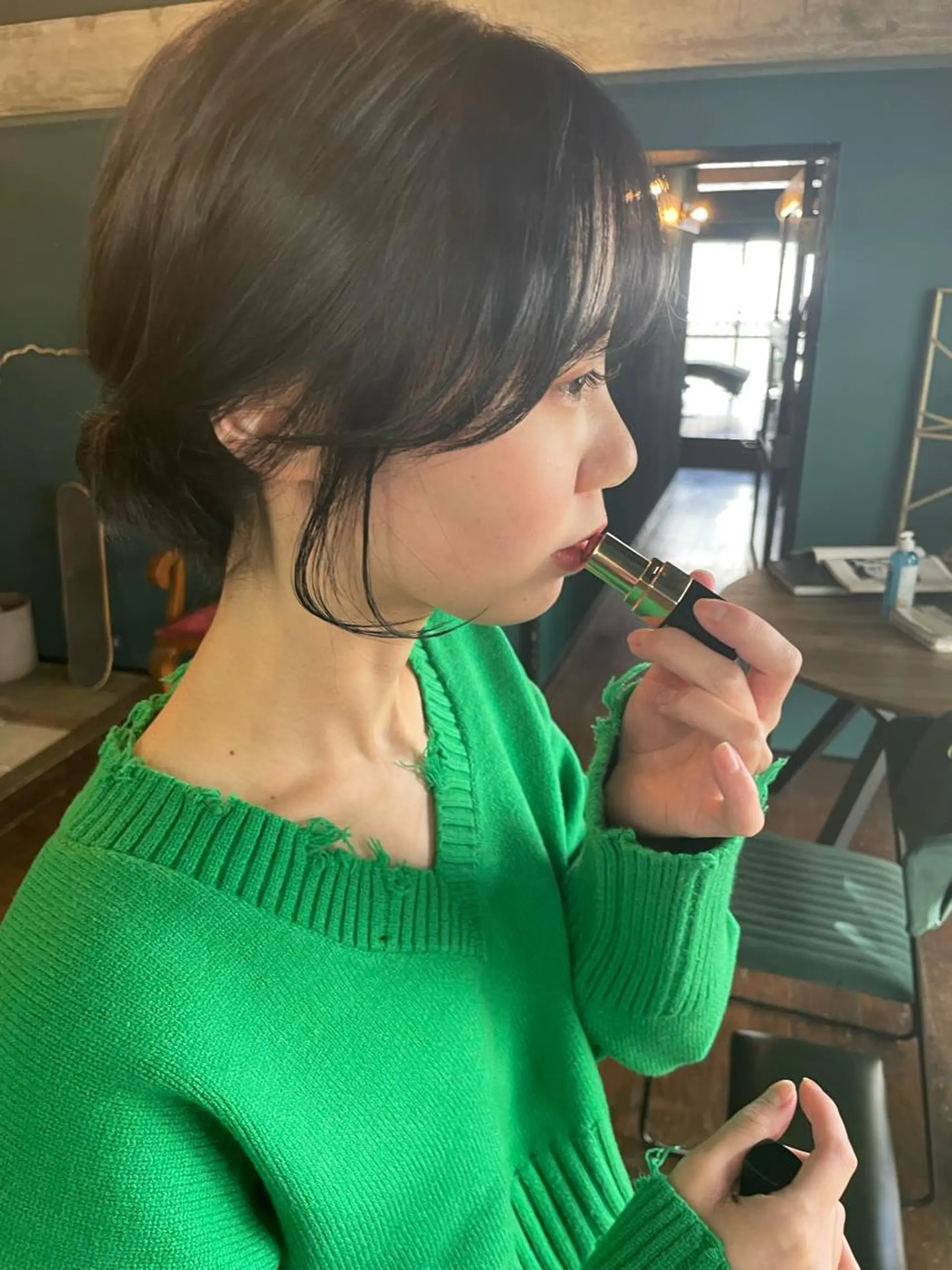 ミディアム カット ヘアカラー トリートメント vivre libre所属・vivre libreのヘアスタイル
