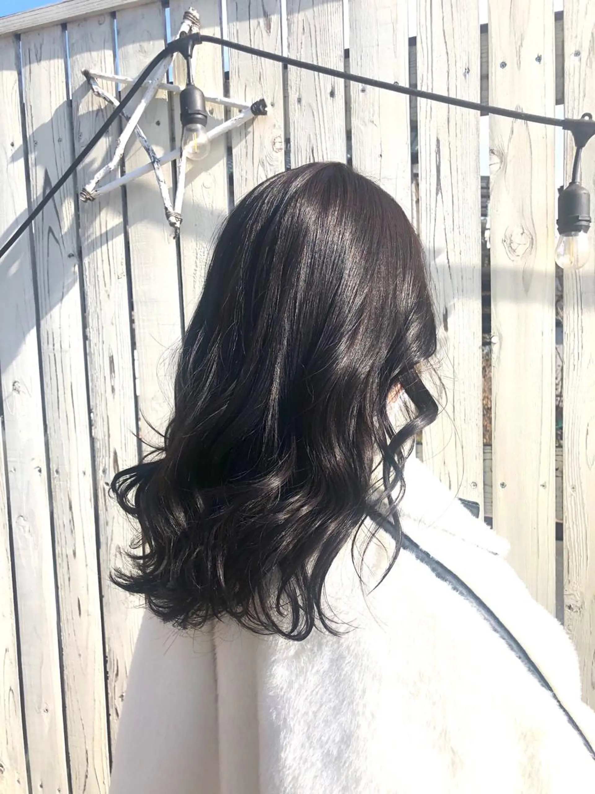 ロング 平野 沙織のヘアスタイル