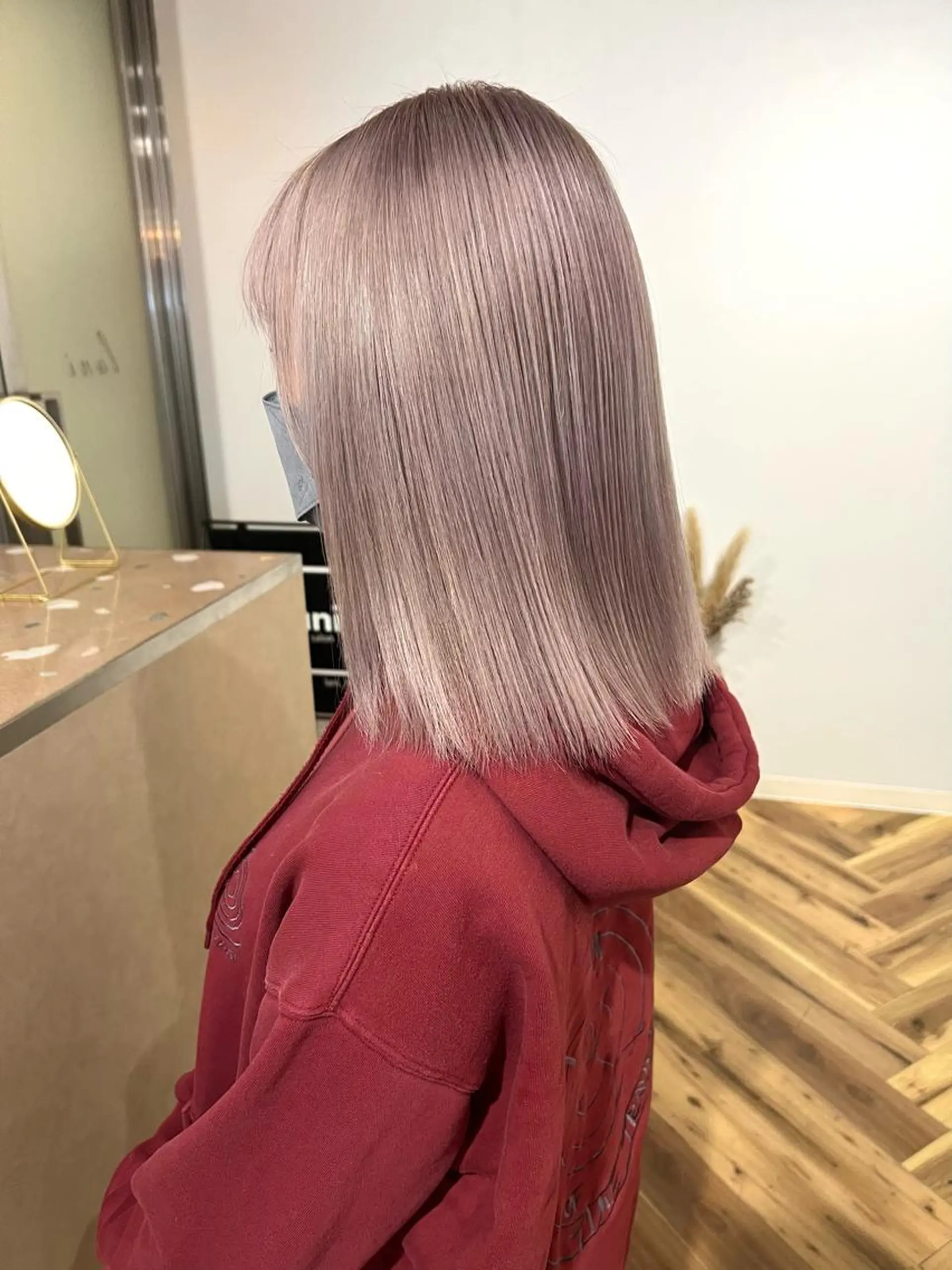 ミディアム カラー バレイヤージュ ブリーチ ケアブリーチ ハイライトカラー インナーカラー ヘアカラー トリートメント lani 天神大名/ブリーチのヘアスタイル