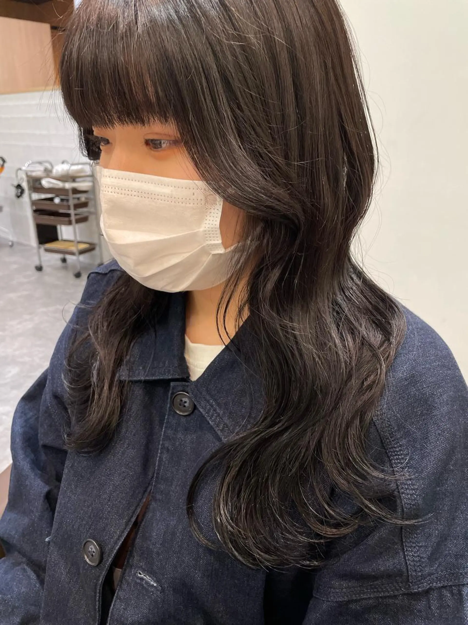 セミロング ヘアアレンジ ヨシンモリ カット Amour なぐらのヘアスタイル