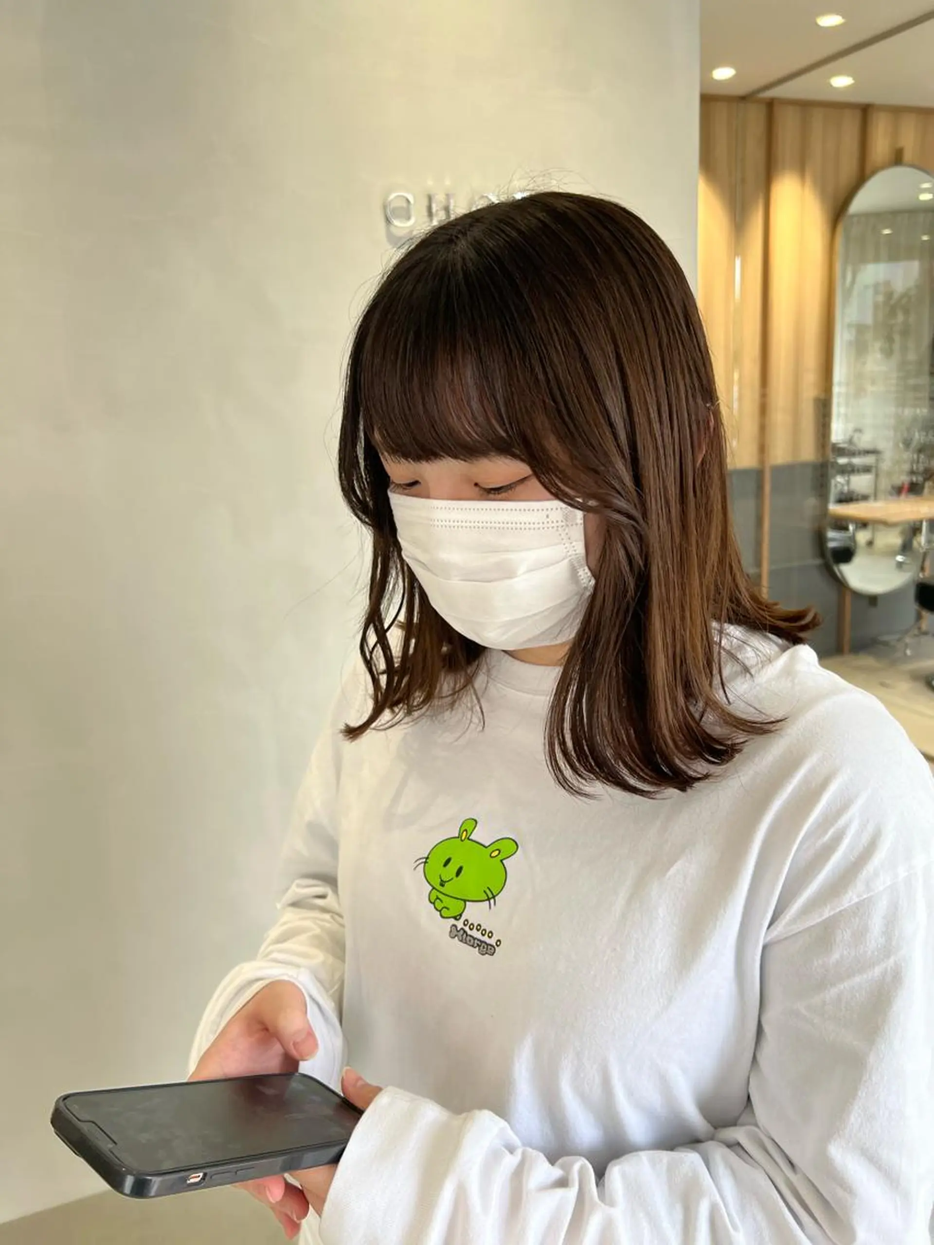 ミディアム カラー レイヤーカット 🦄Rena 🦄のヘアスタイル