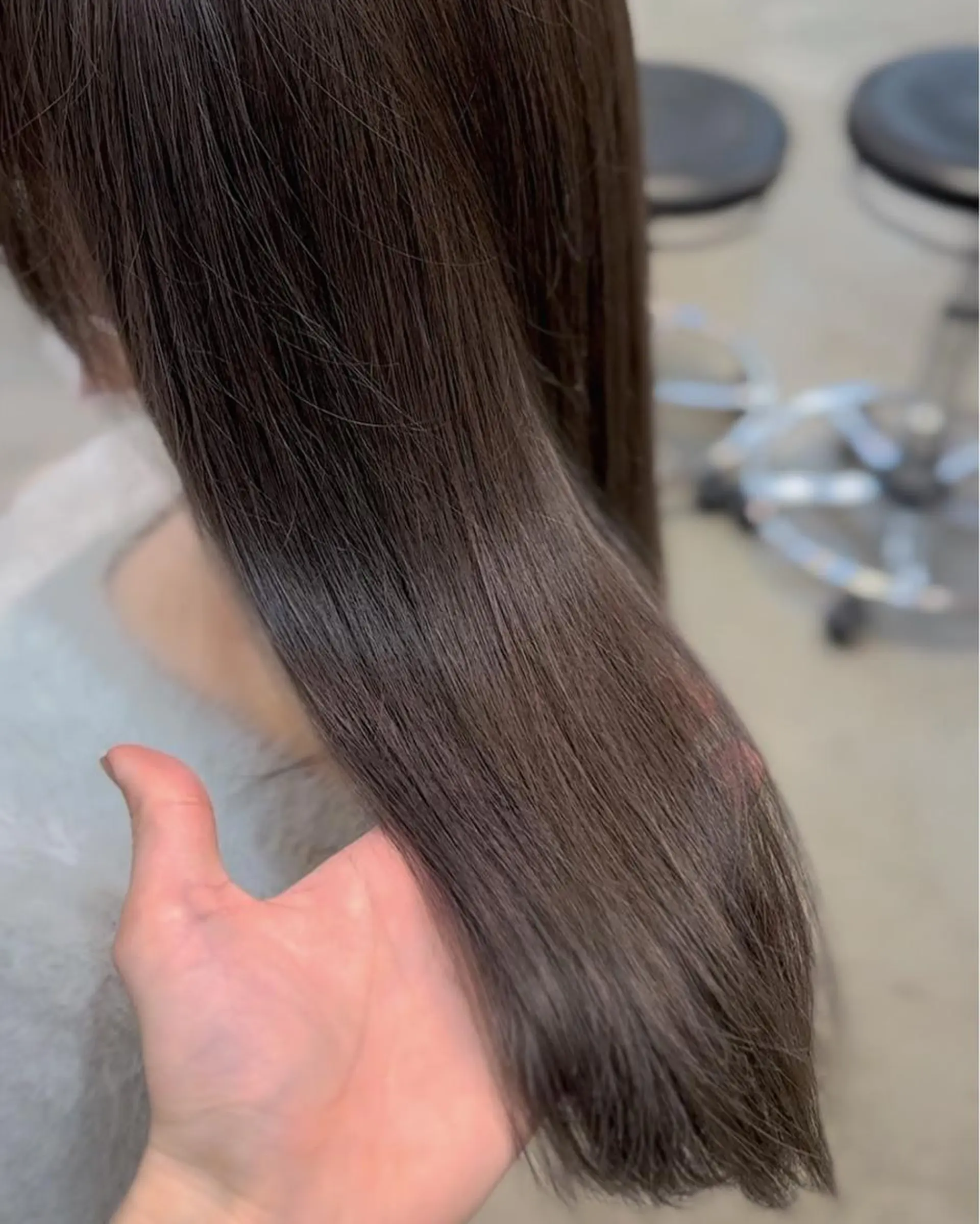 ロング カラー ヘアカラー トリートメント 新宿ケアブリーチ 稲垣颯太のヘアスタイル
