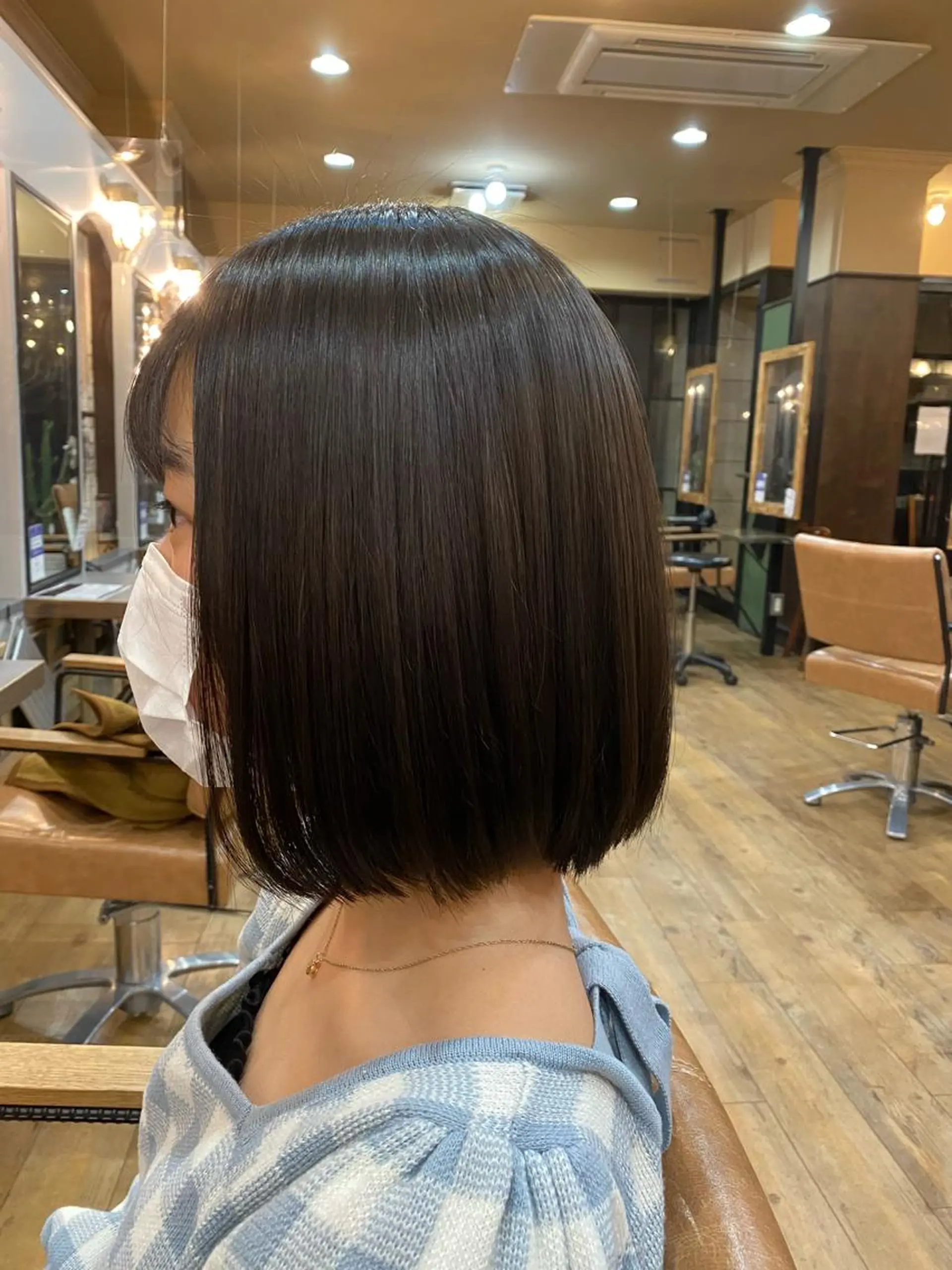 ショート パーマ 縮毛矯正 カット 縮毛矯正 トリートメント ケアカラーリスト✂️ SHIAN   フジのヘアスタイル