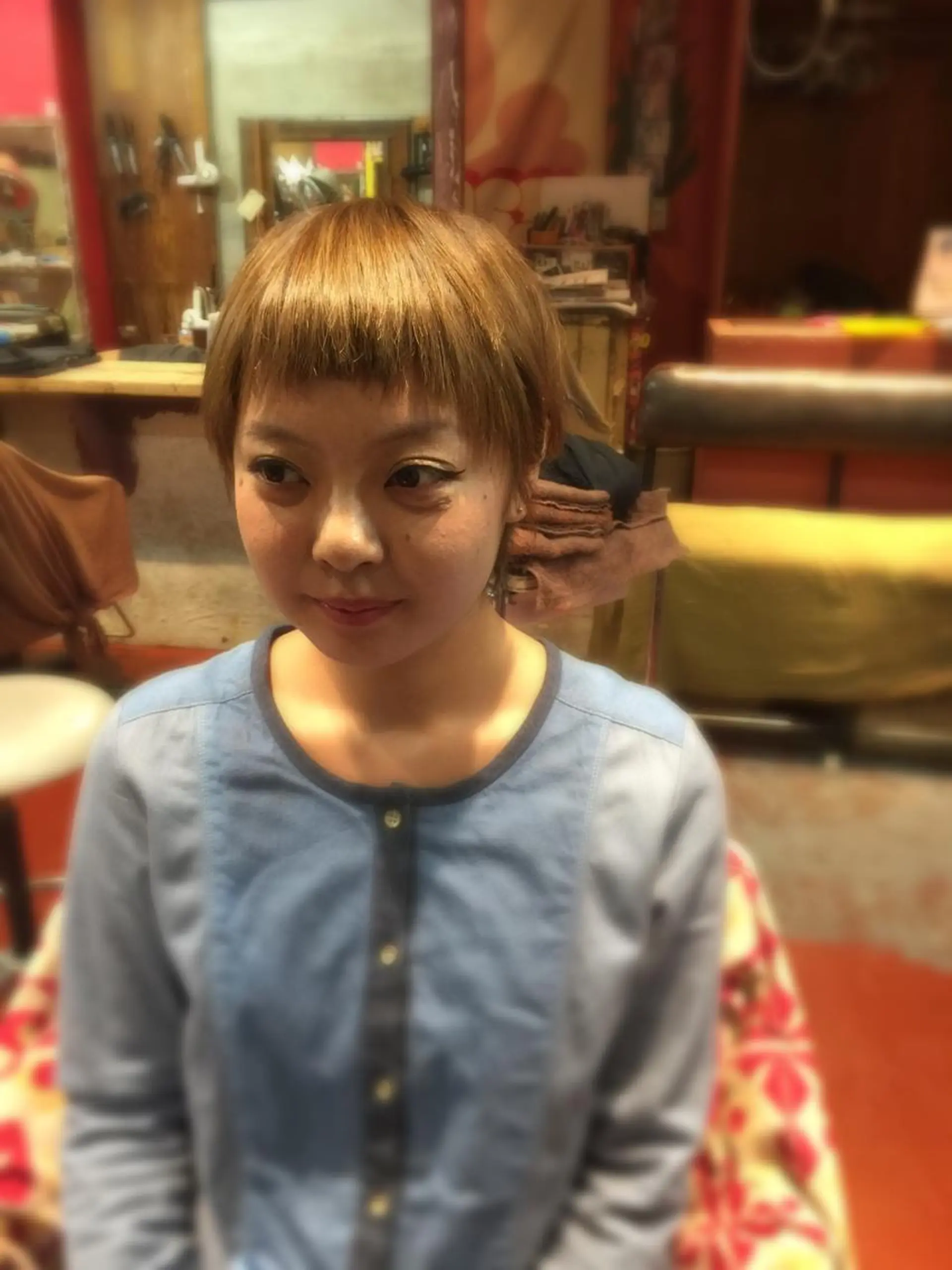 FÜRSTIN所属・西村大悟 ブリーチ縮毛矯正のヘアスタイル