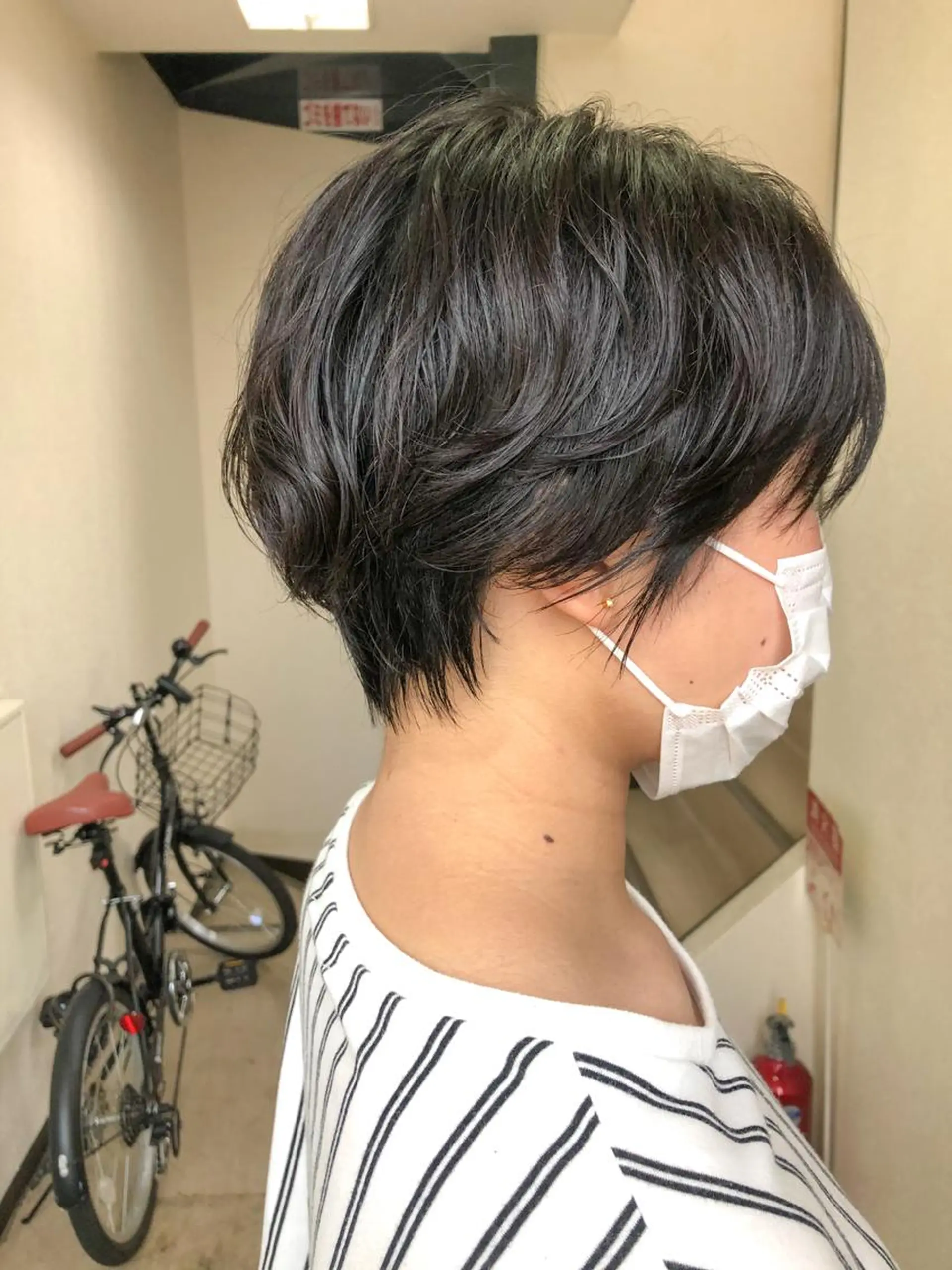 ショート パーマ カット パーマ 水野 雪 /パーマ/暖色カラーのヘアスタイル