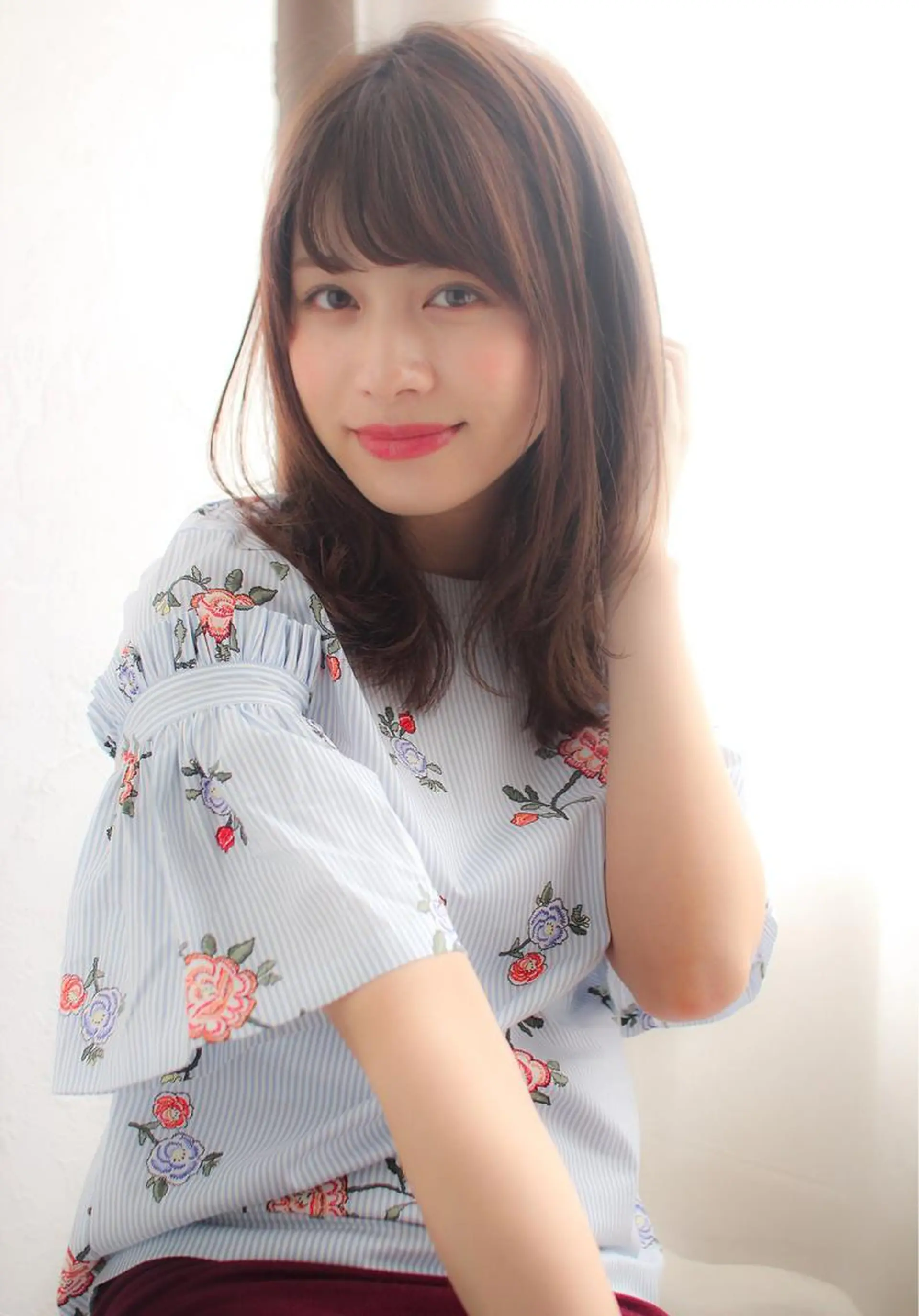 セミロング 🪞手軽に✨可愛く /池袋　LAND🪞のヘアスタイル
