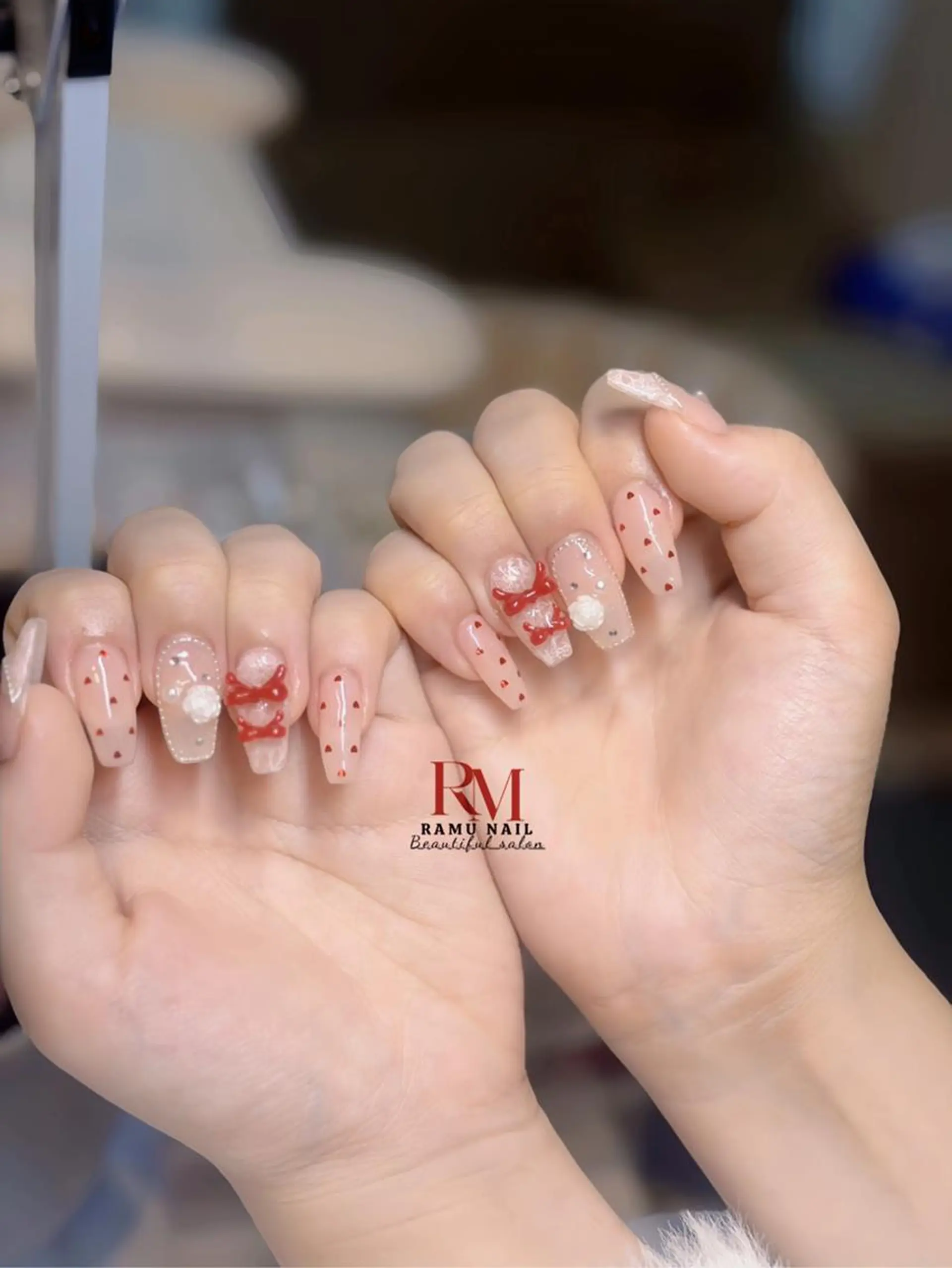 ネイル フレンチネイル 韓国ネイル シンプルネイル ネイルチップ ワンホンネイル ハンドネイル RAMU_Nail 池袋店のネイルデザイン