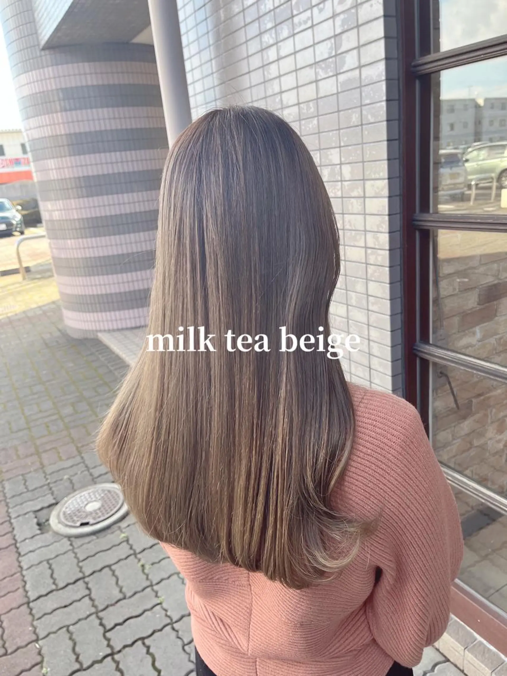 ロング ヘアカラー 🧡ミルクティー/ レイヤー🧡ショウナのヘアスタイル