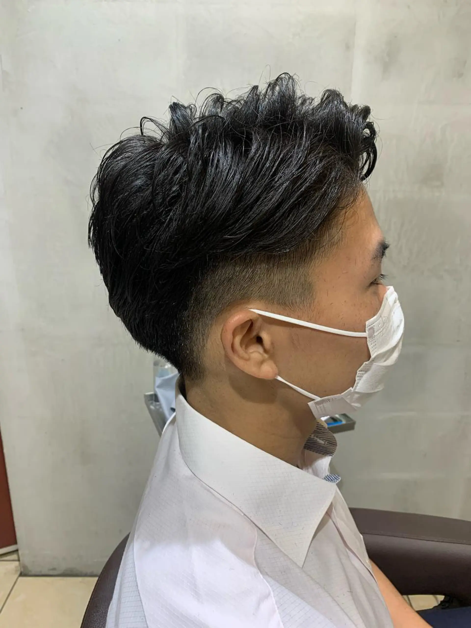 メンズ 刈り上げ 福田 秀好のヘアスタイル