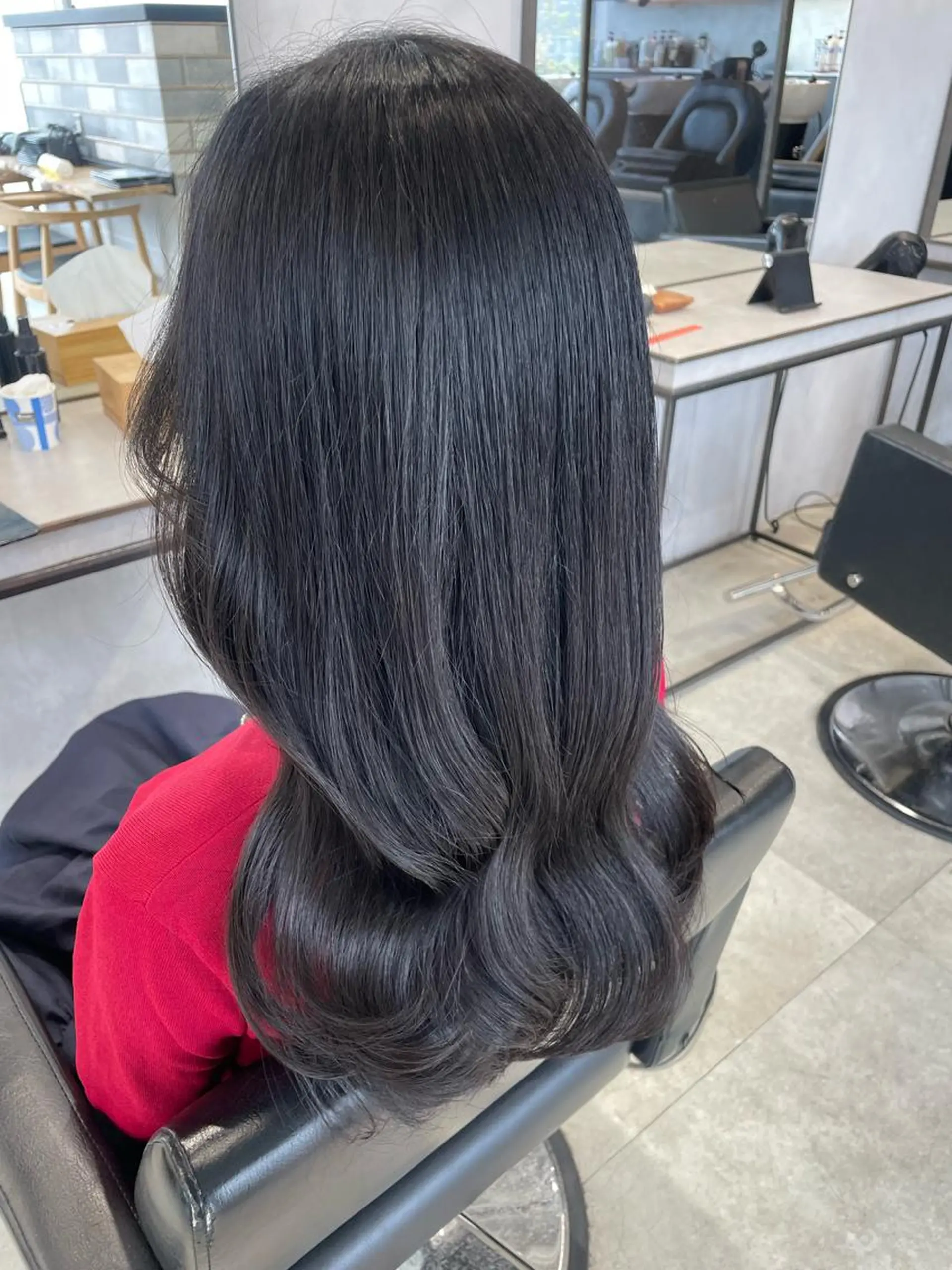 ロング ヘアアレンジ 韓国風ヘア トリートメント 透明感カラー✨艶髪 制作🌱山根あゆみのヘアスタイル