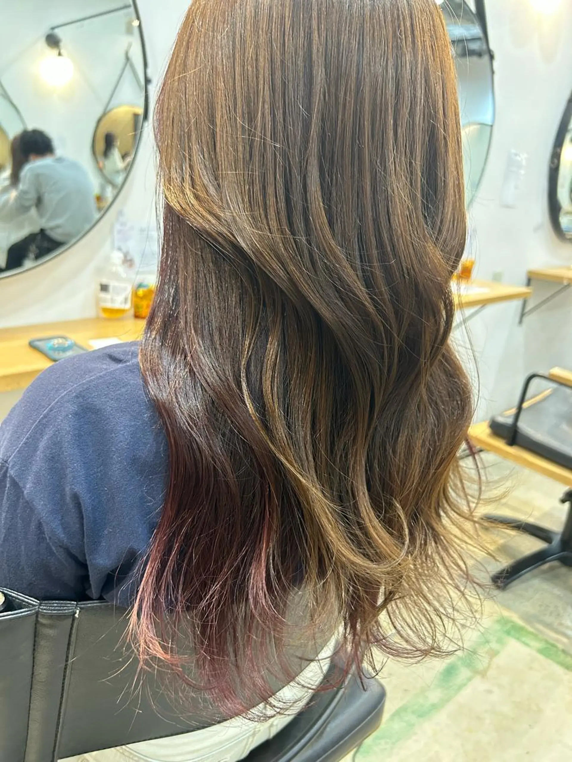 ロング カット ヘアカラー トリートメント 艶髪/髪質改善 yukaのヘアスタイル