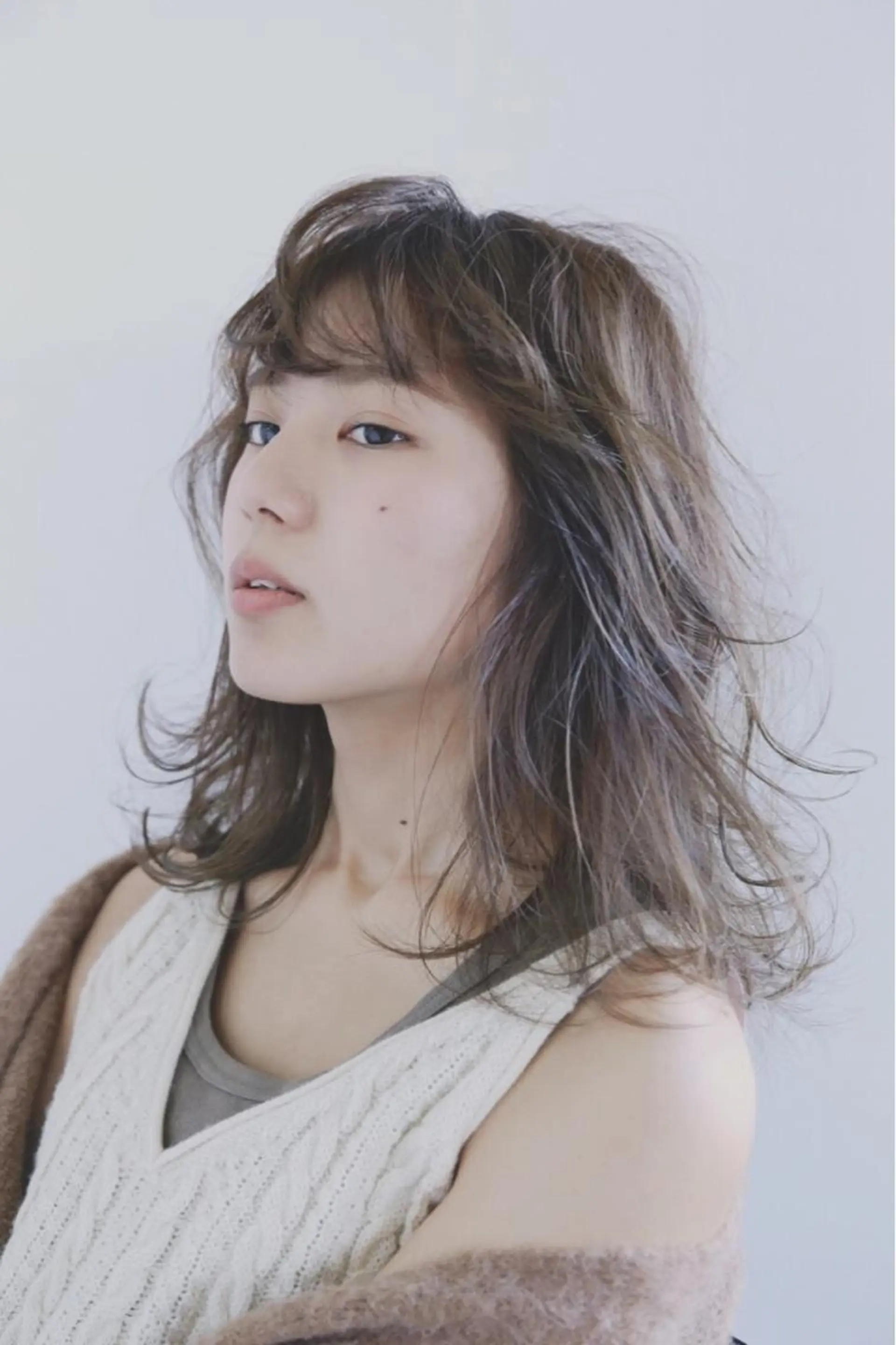 セミロング カラー パーマ ヘアアレンジ FRAME所属・FRAME 名古屋市北区のヘアスタイル