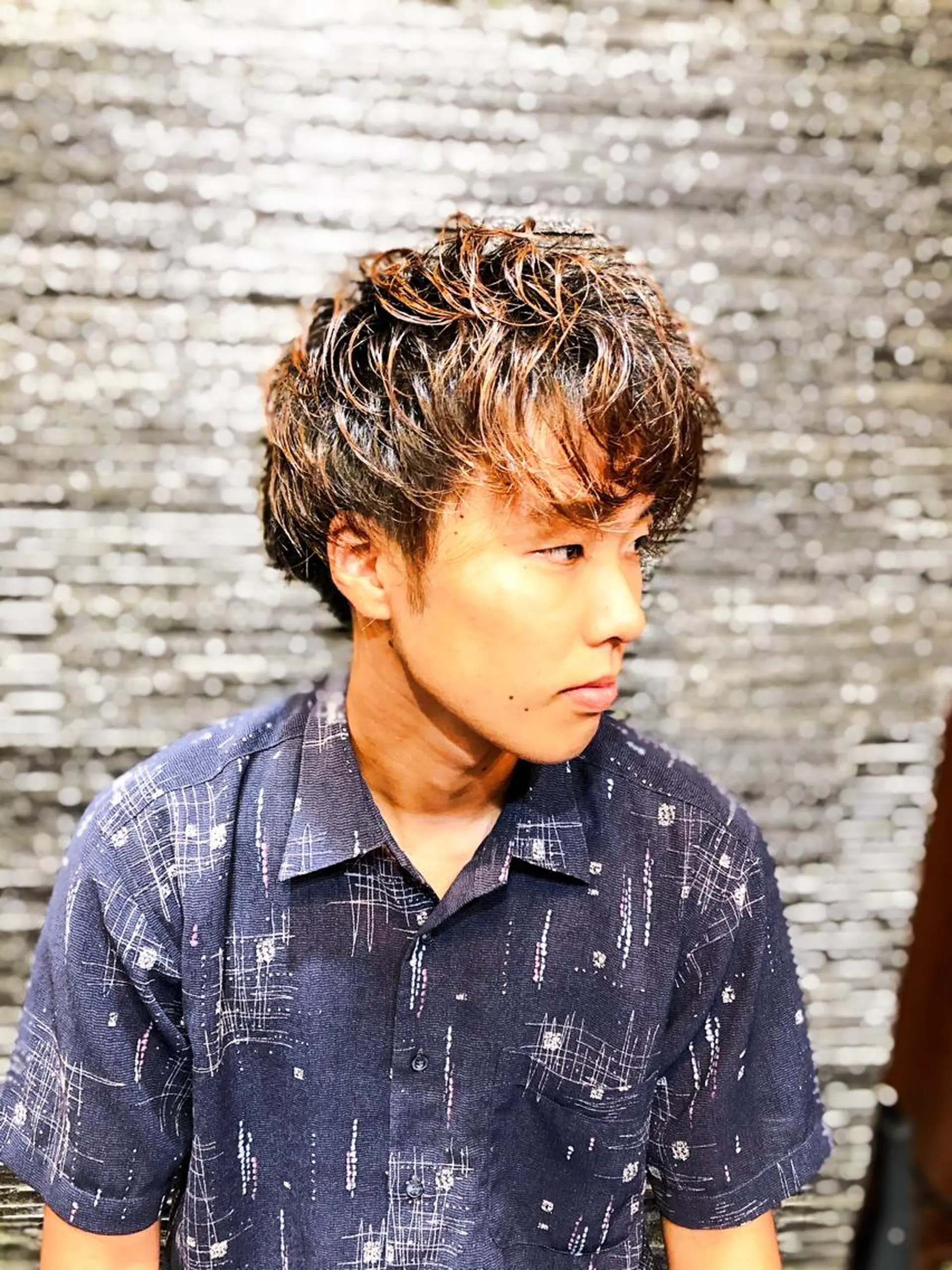 ミディアム メンズ ヒロ銀座　本店所属・武田　晃英 KoeiTakedaのヘアスタイル