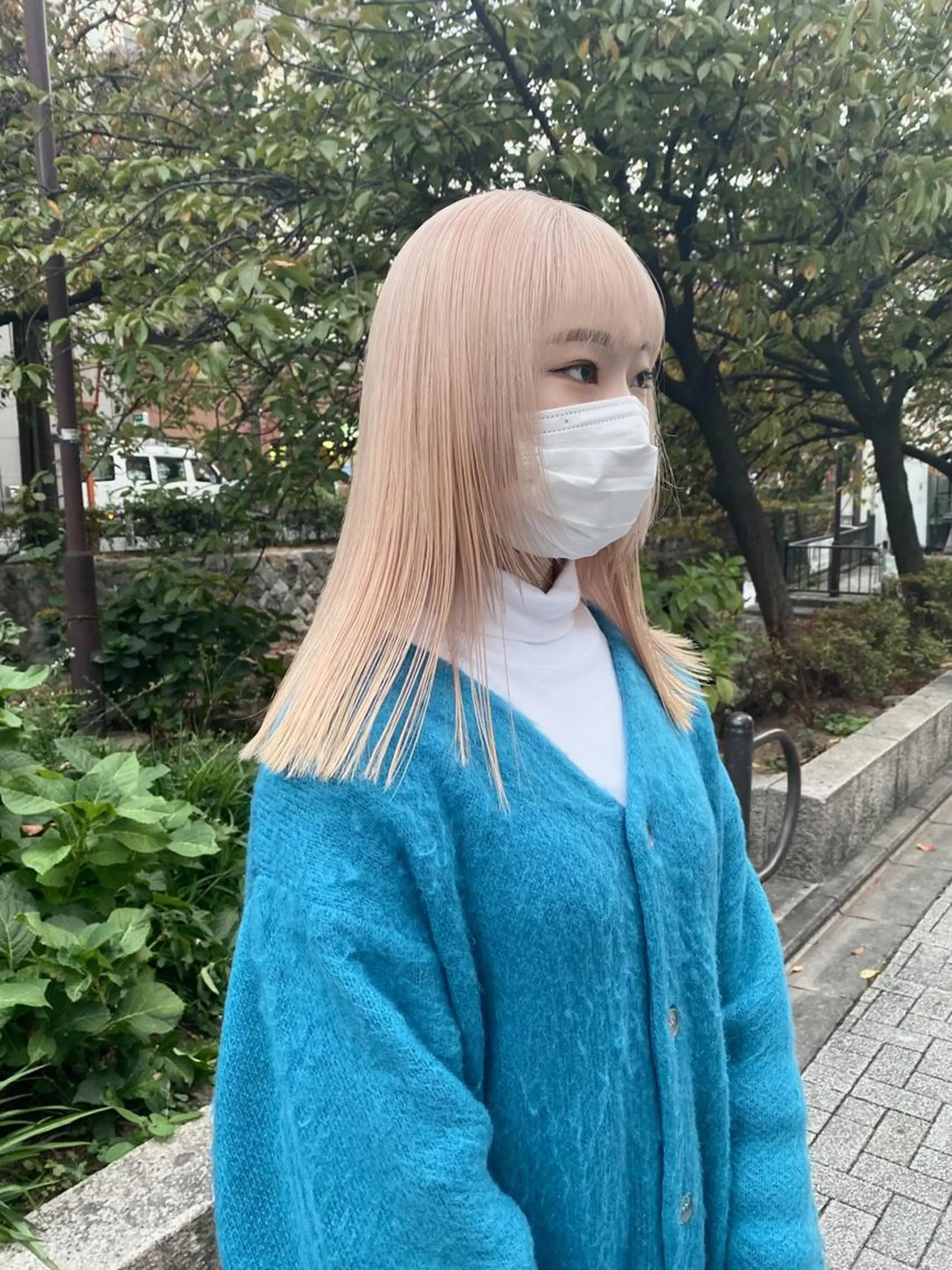 セミロング ヘアカラー Selene hair OSAKAのヘアスタイル