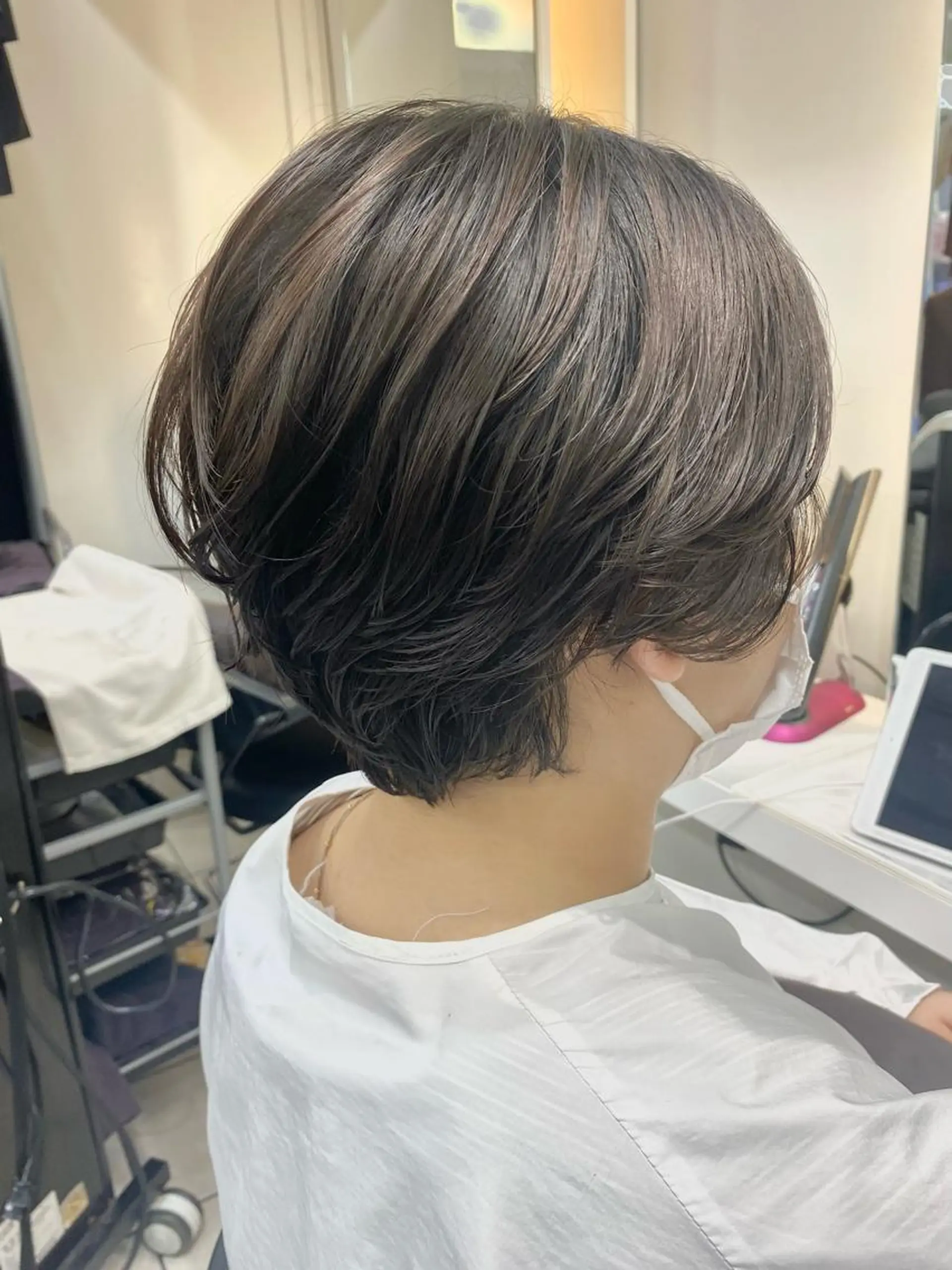 ショート カラー パーマ TONI&GUY   EBISU所属・星野 菜月のヘアスタイル