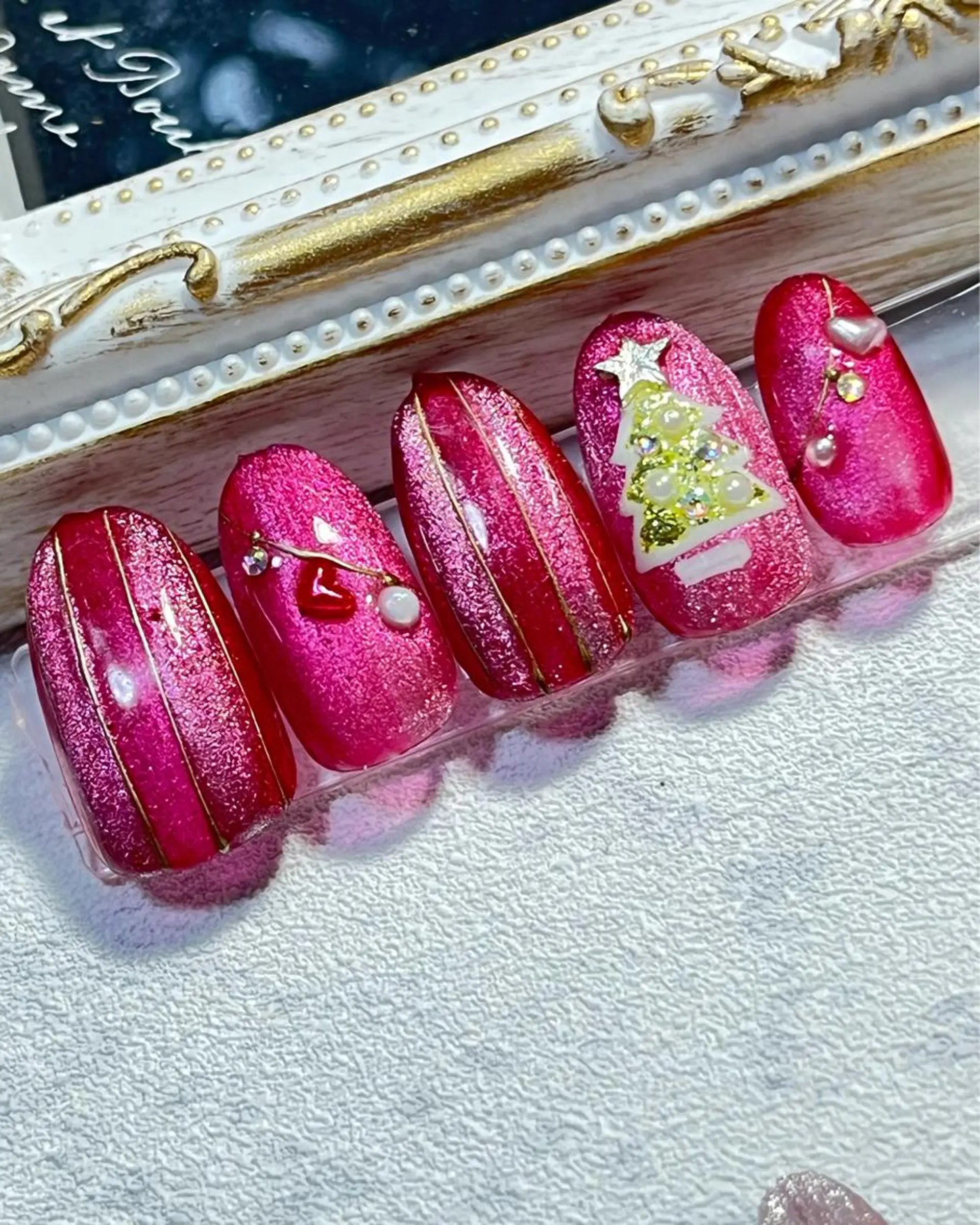 ネイル 冬ネイル クリスマス Nail Space R所属・ネイルスペースR 小林のネイルデザイン