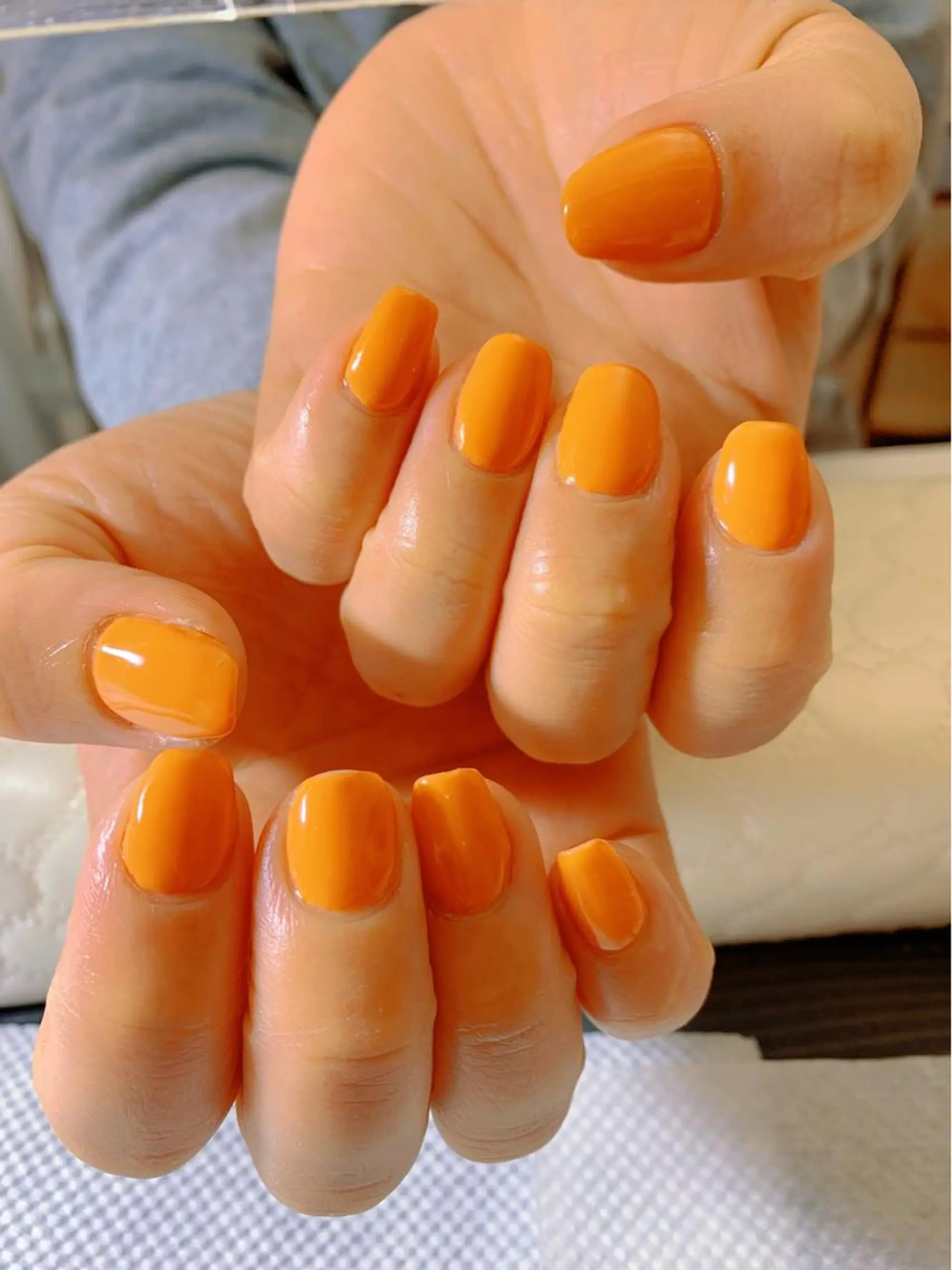 ネイル ワンカラーネイル 春ネイル salon EMANのネイルデザイン
