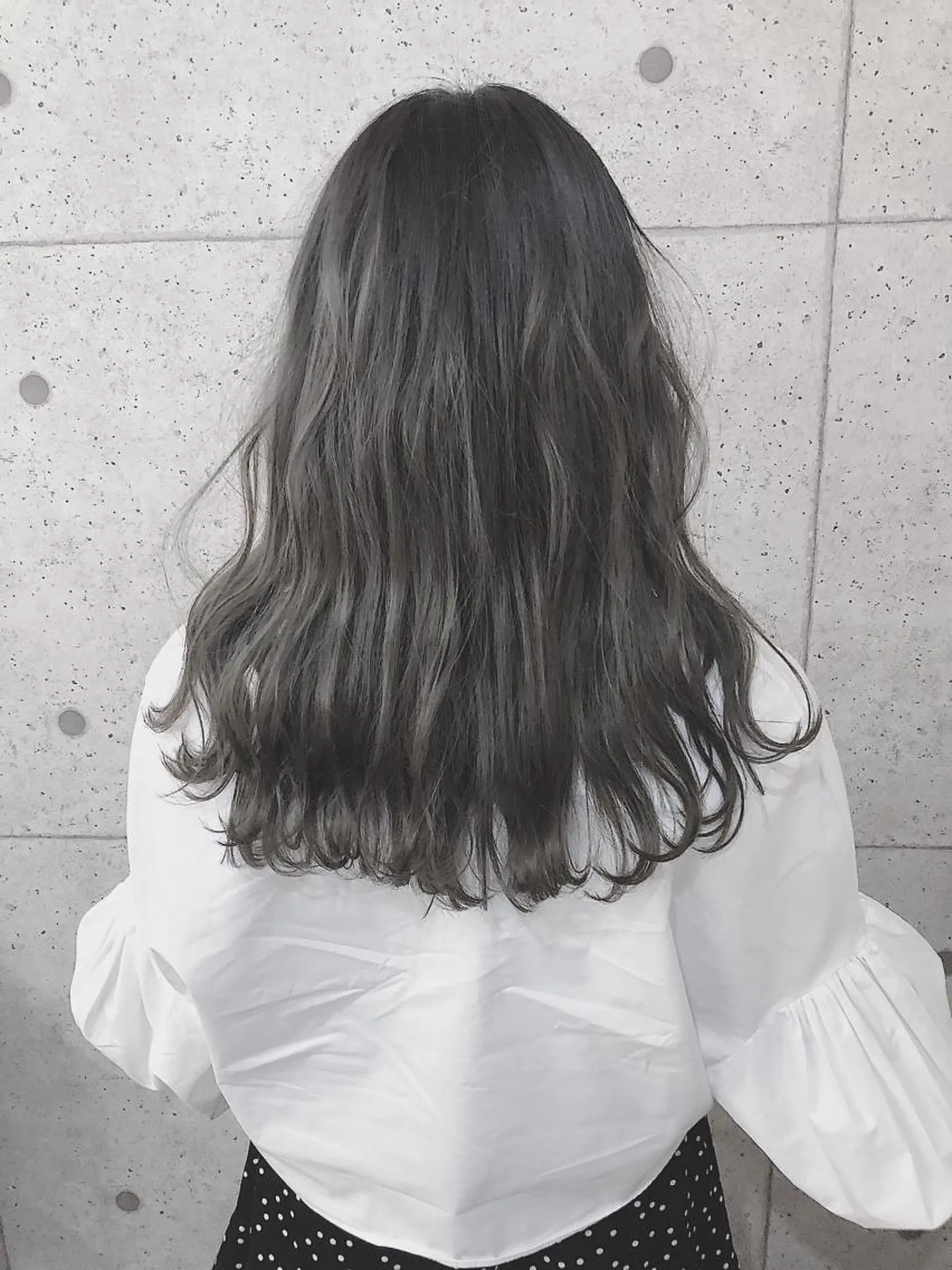 ロング ヘアカラー トリートメント 韓国系ダブルカラー✨ ハイライト専門✨春日のヘアスタイル