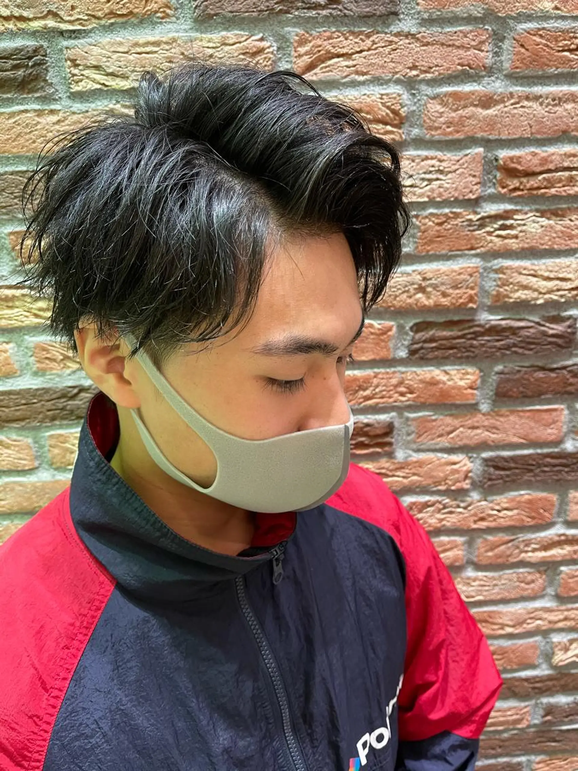 ショート パーマ メンズ メンズパーマフェード シモジタカヒロのヘアスタイル