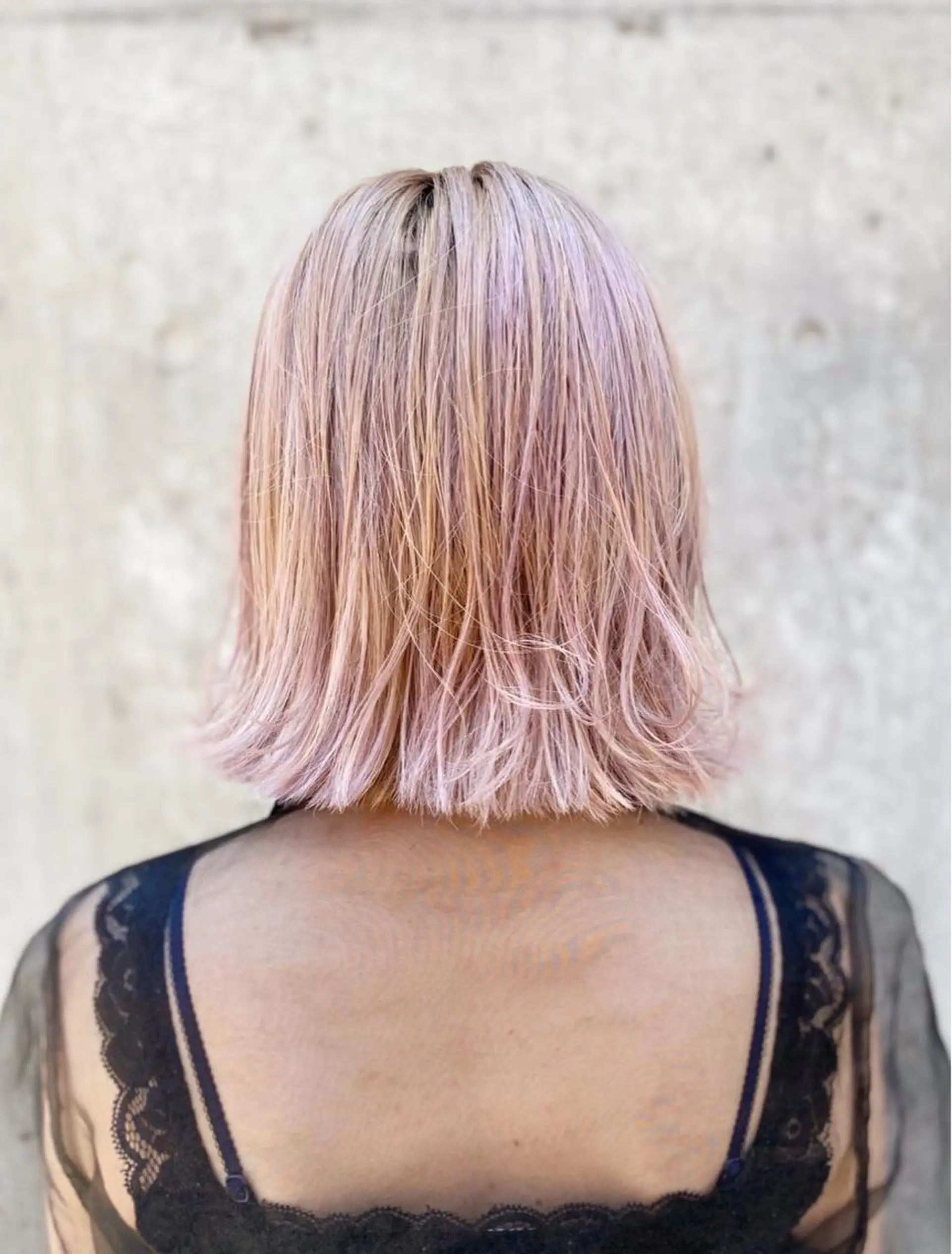 ミディアム ヘアカラー 勝谷 悟史のヘアスタイル