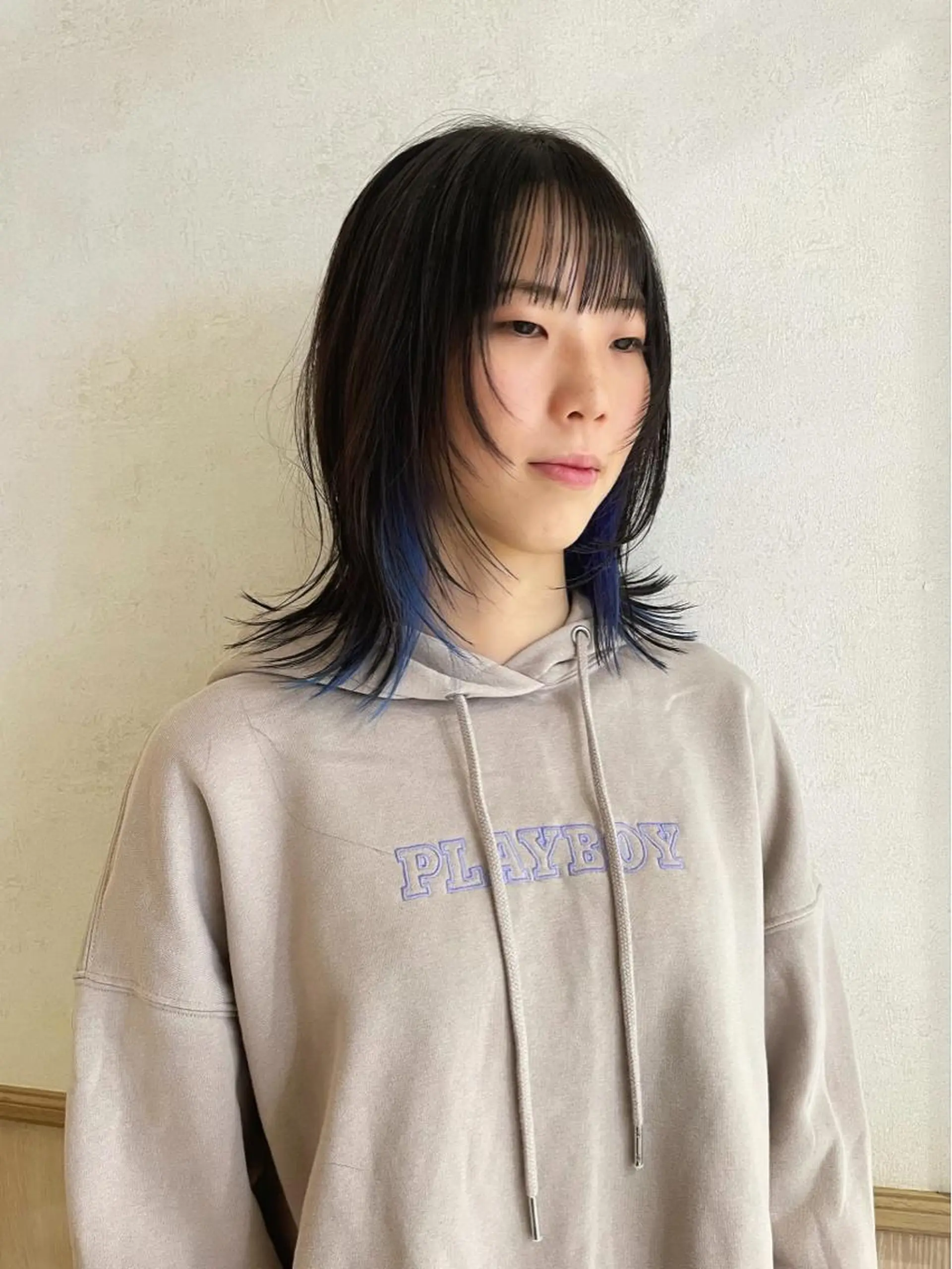 ミディアム カラー インナーカラー ヘアカラー haru/レイヤー/ ウルフのヘアスタイル