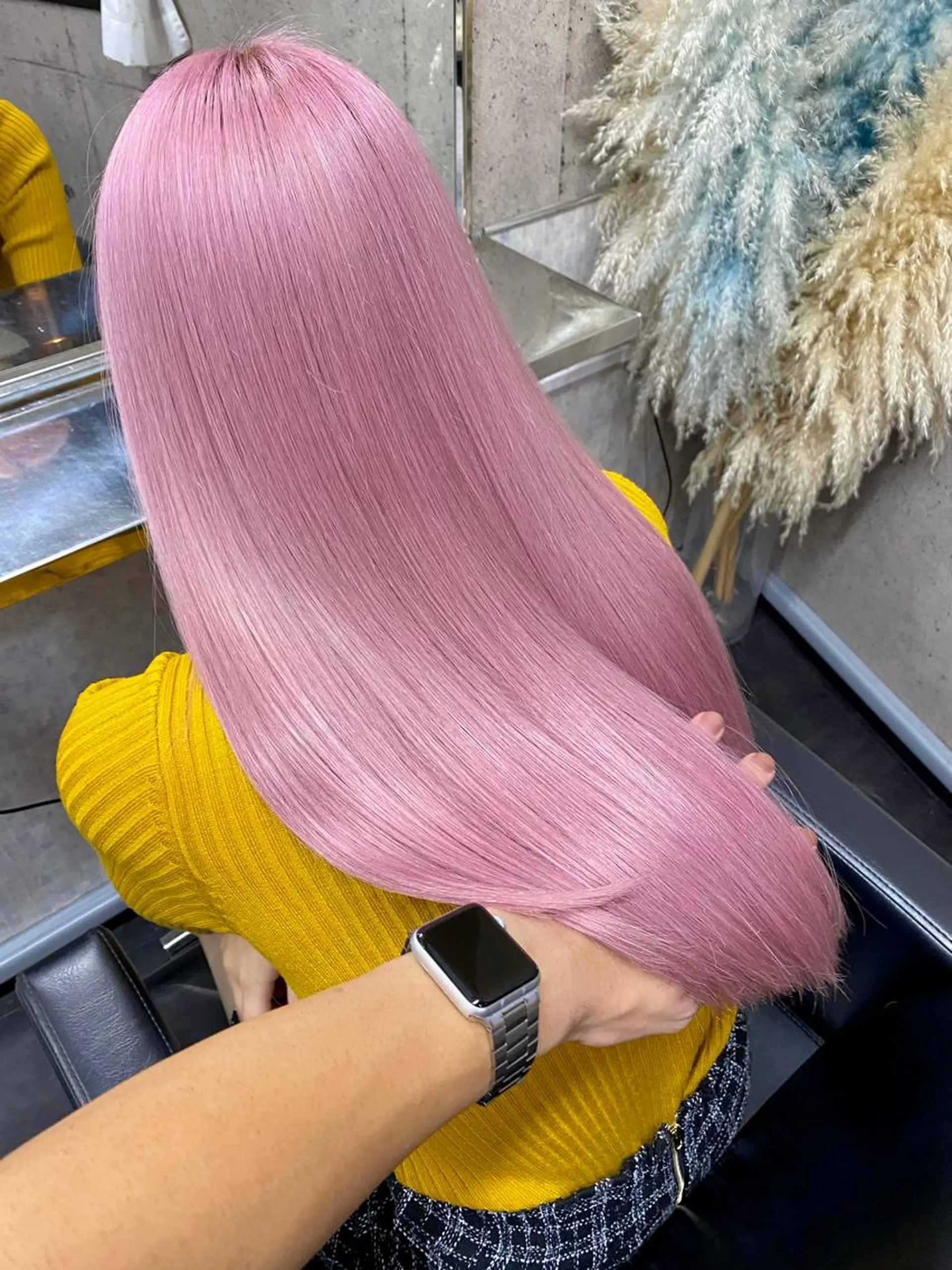 ロング カラー ヘアカラー トリートメント MORROW所属・⭕️ダメージレス特化 髪質改善🥇丸山憲人のヘアスタイル