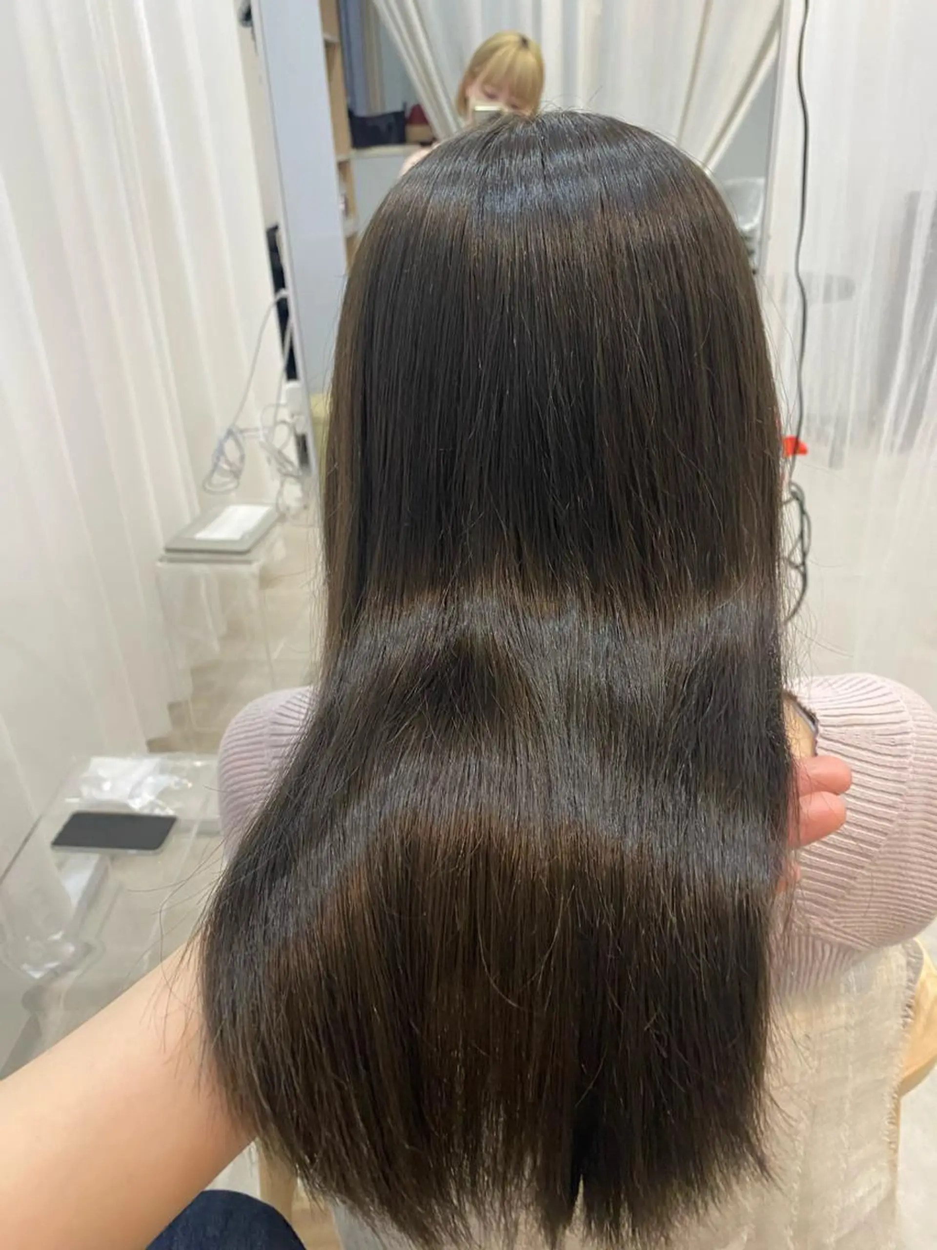 カラー グレージュ オリーブグレージュ オリーブグレー 谷川 李奈のヘアスタイル