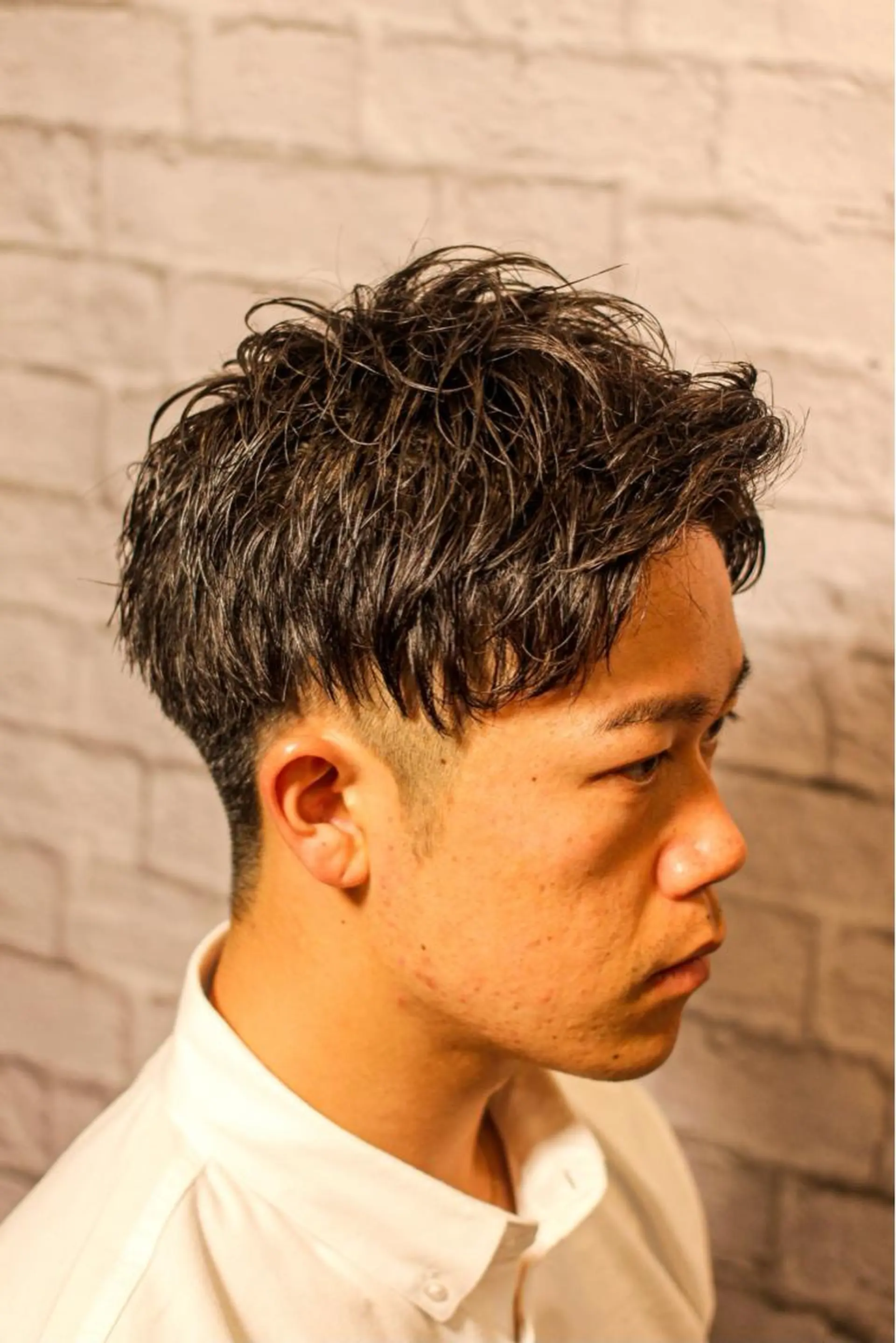 ショート メンズ 銀座マツナガ新宿野村ビル店所属・女性理容師 佐藤優菜のヘアスタイル