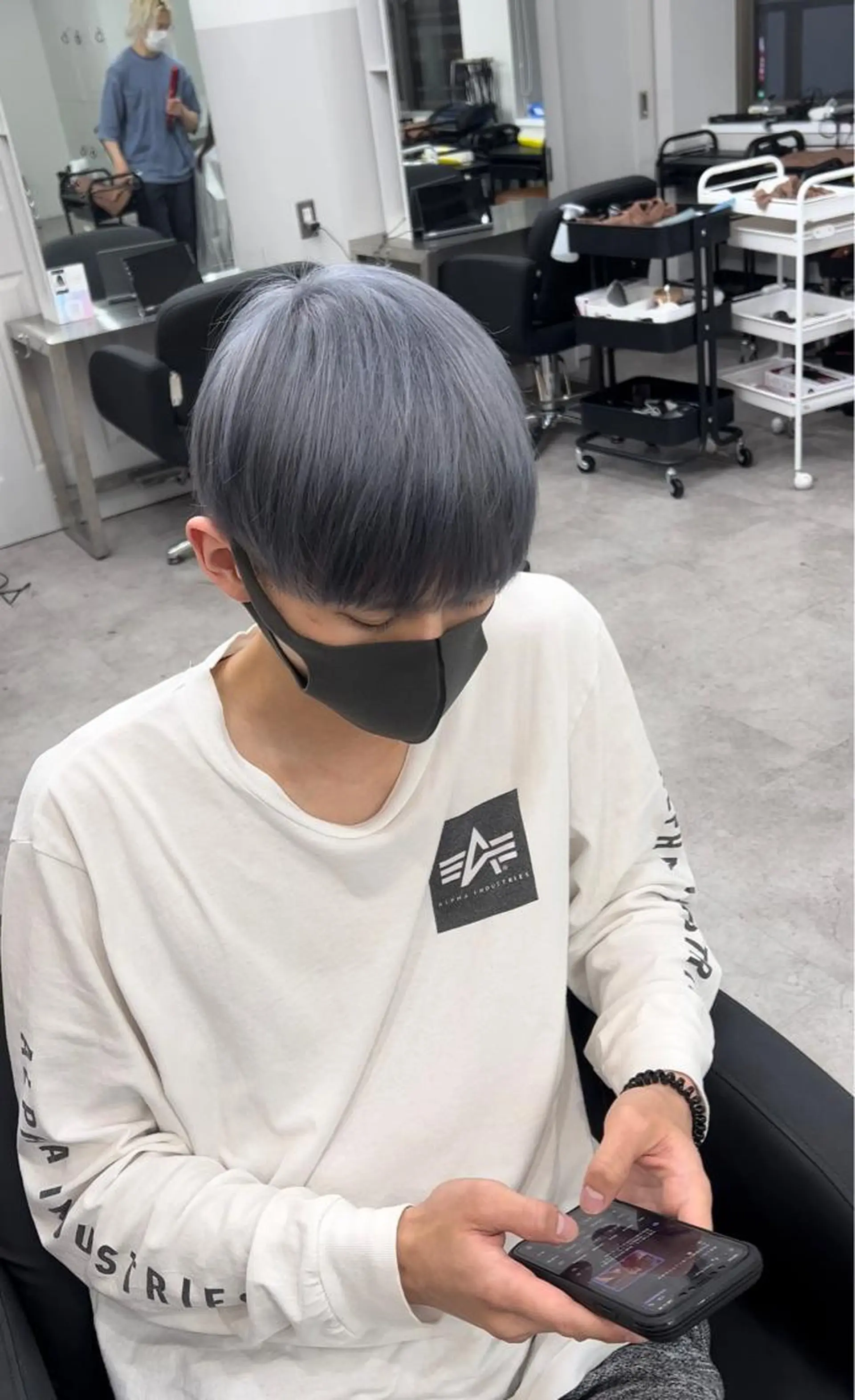 ショート ヘアカラー トリートメント 🫧髪質改善 講師🫧🍎幹細胞のヘアスタイル