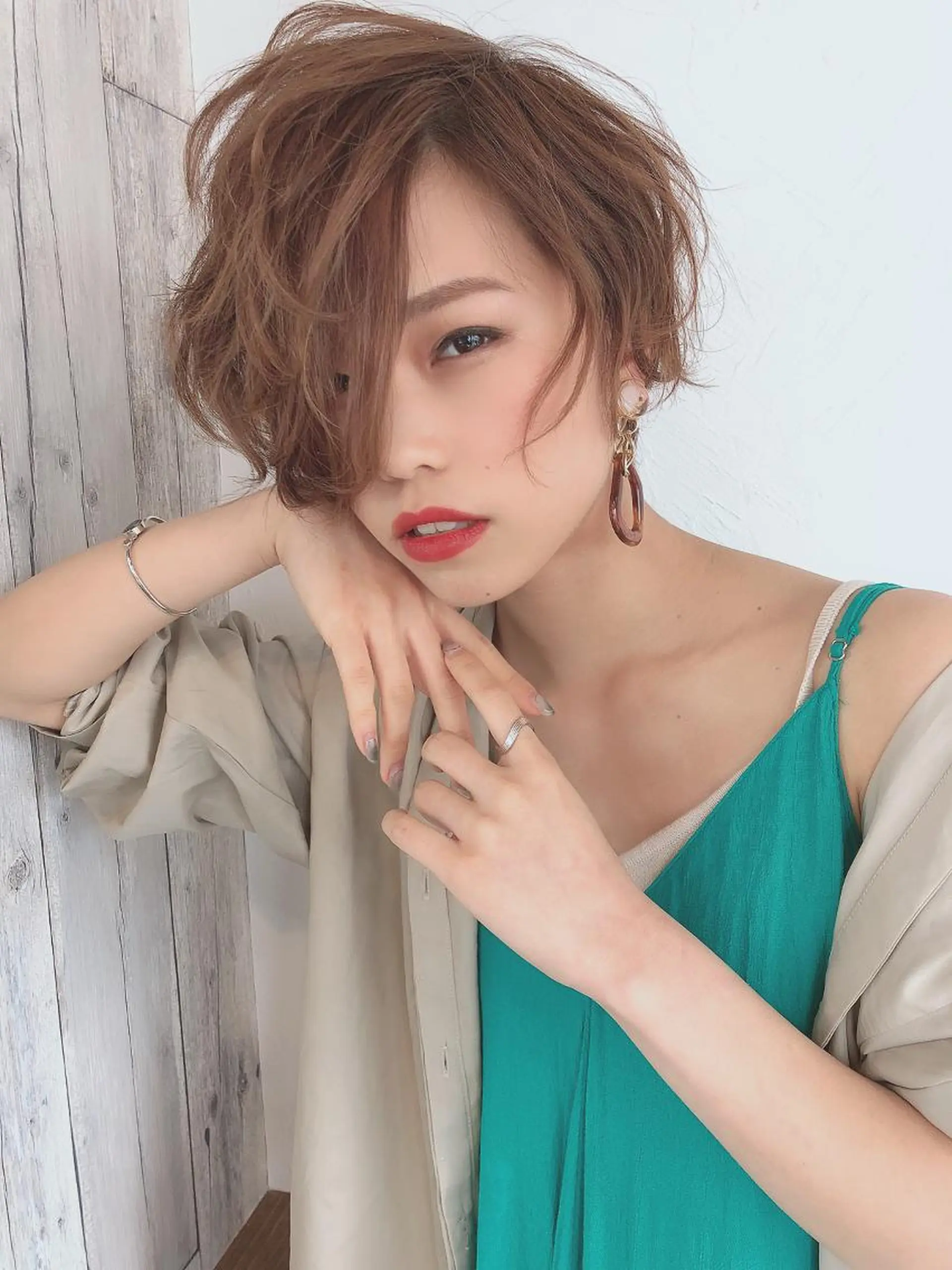 ショート カラー ショートヘア カット ヘッドスパ 髪質改善shoma mikiのヘアスタイル