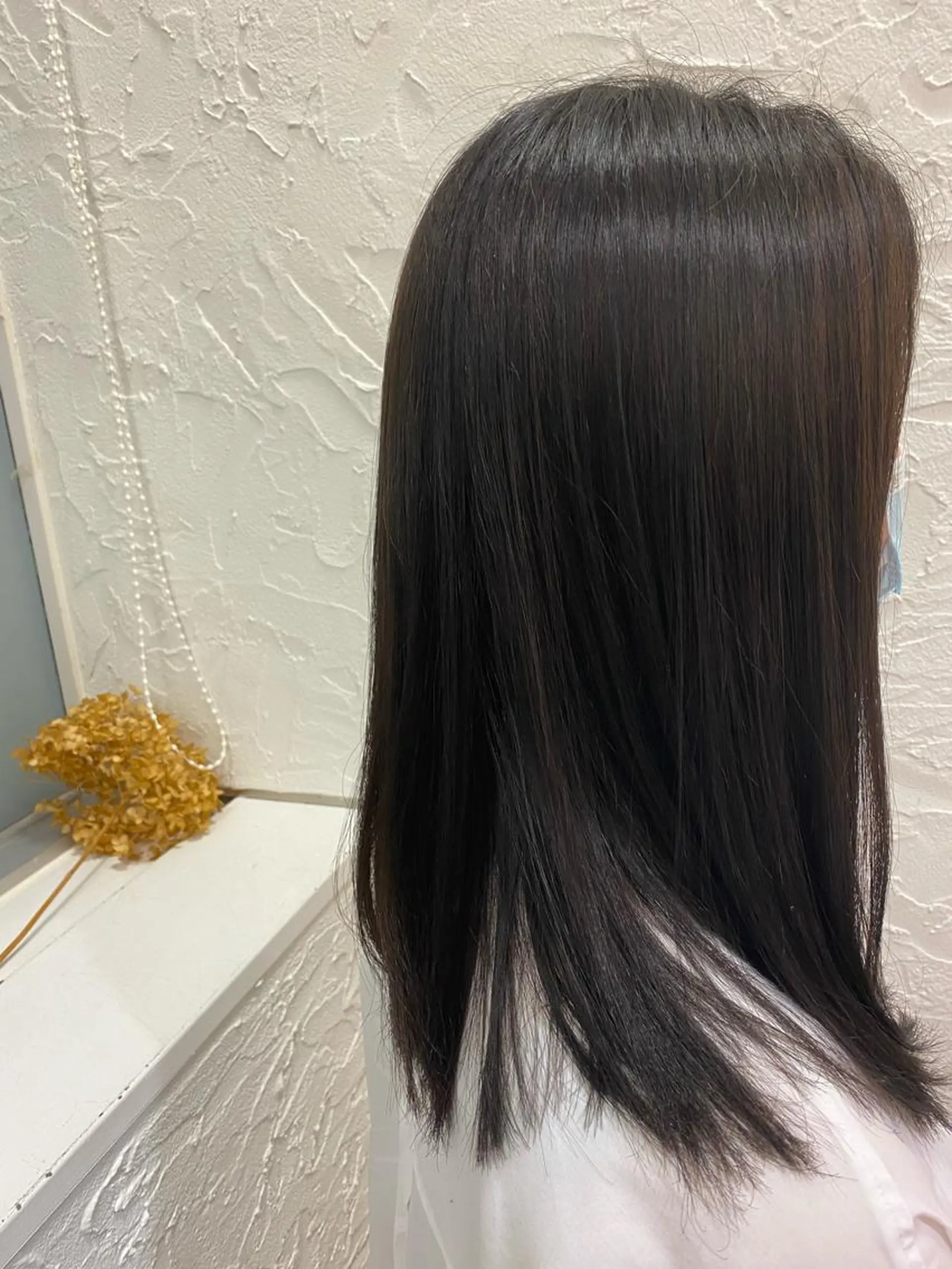 セミロング カラー トリートメント 齋藤 優のヘアスタイル