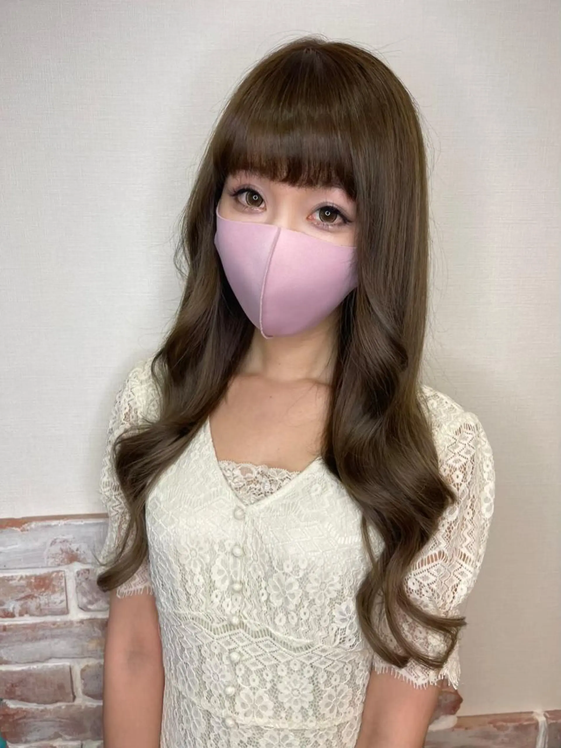 カラー ロング Remmy 新宿/プルエクステのヘアスタイル