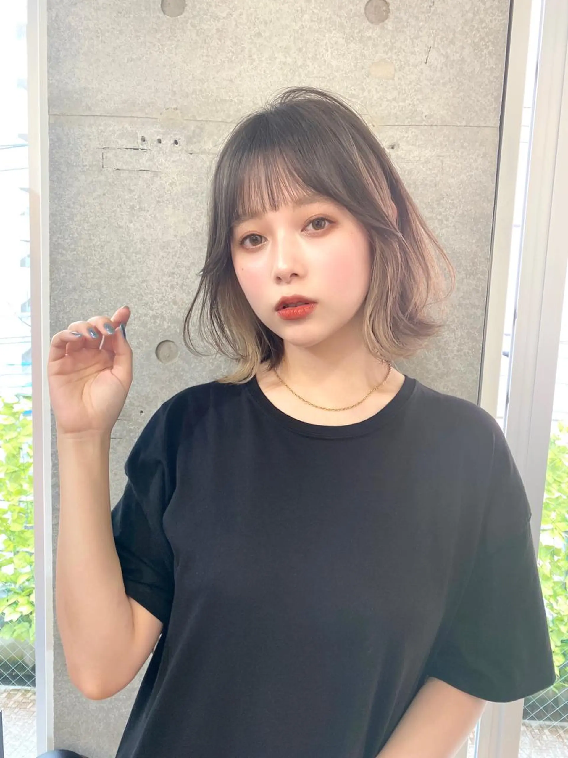 ミディアム カラー 似合わせレイヤー 🇰🇷荒木洋文のヘアスタイル