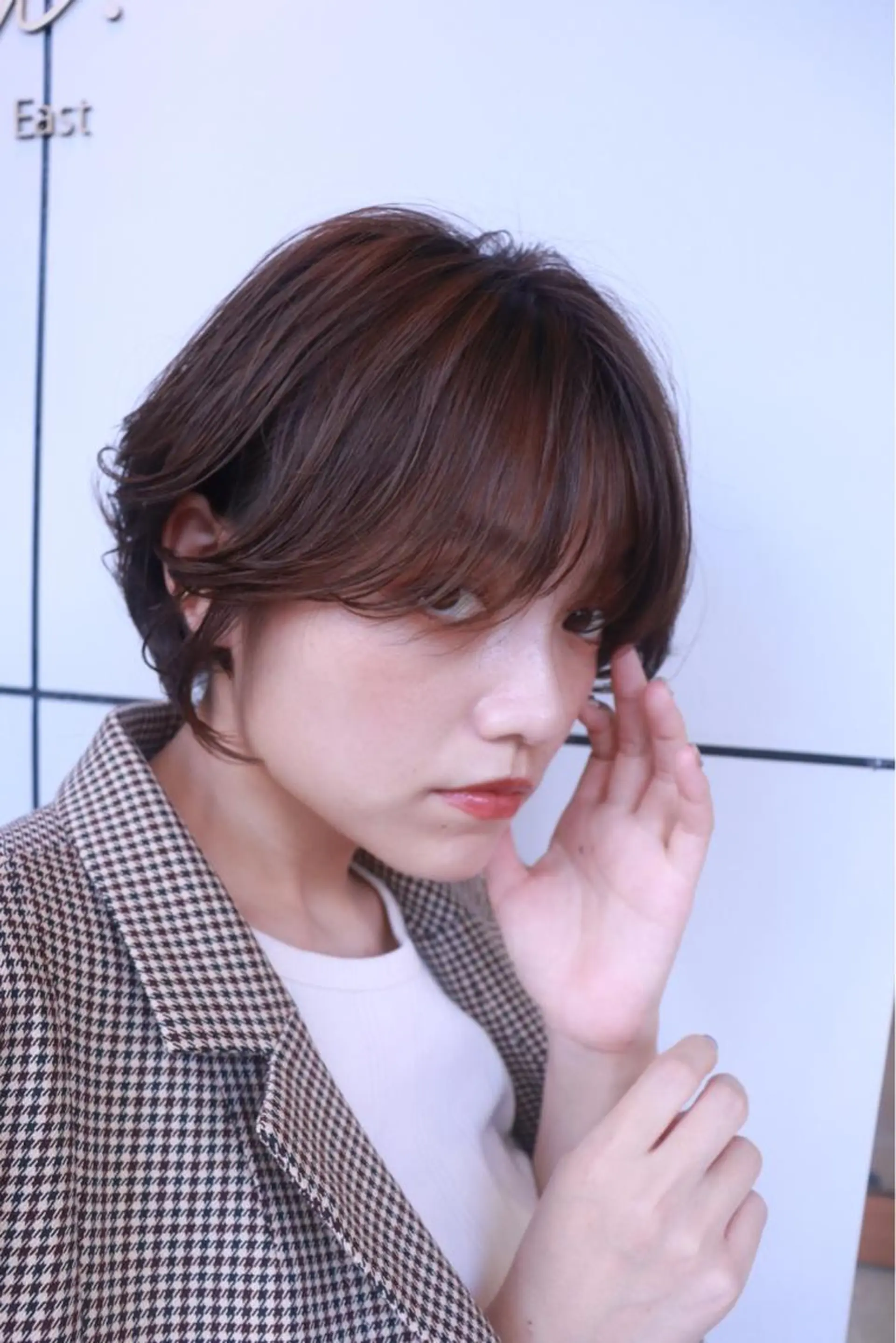 ショート カラー ヘアカラー 【韓国　レイヤー 髪質改善✨】かずのヘアスタイル