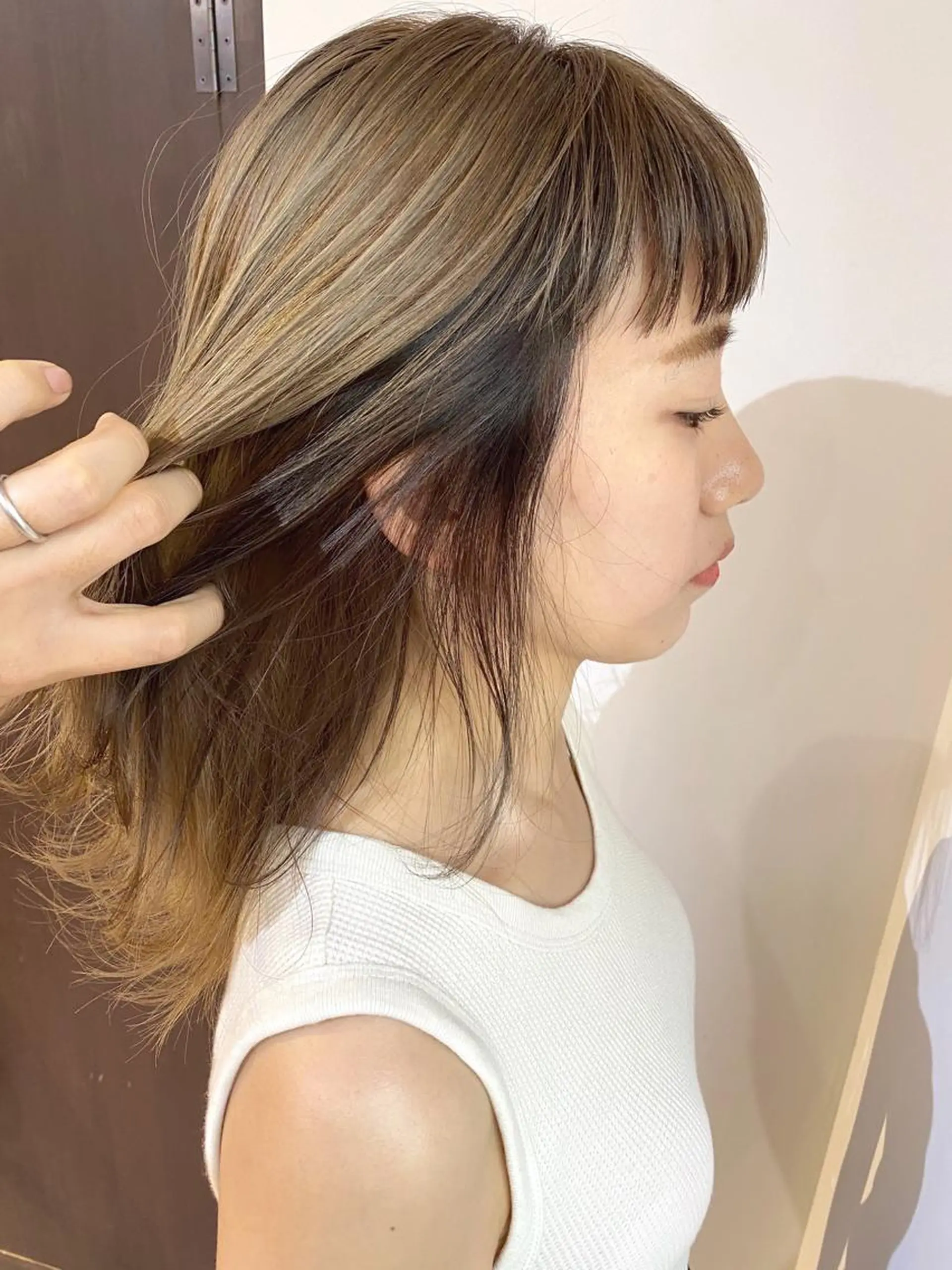 ミディアム AUBEHAIRpeony所属・山形酸性ストレート 古川✂︎のヘアスタイル