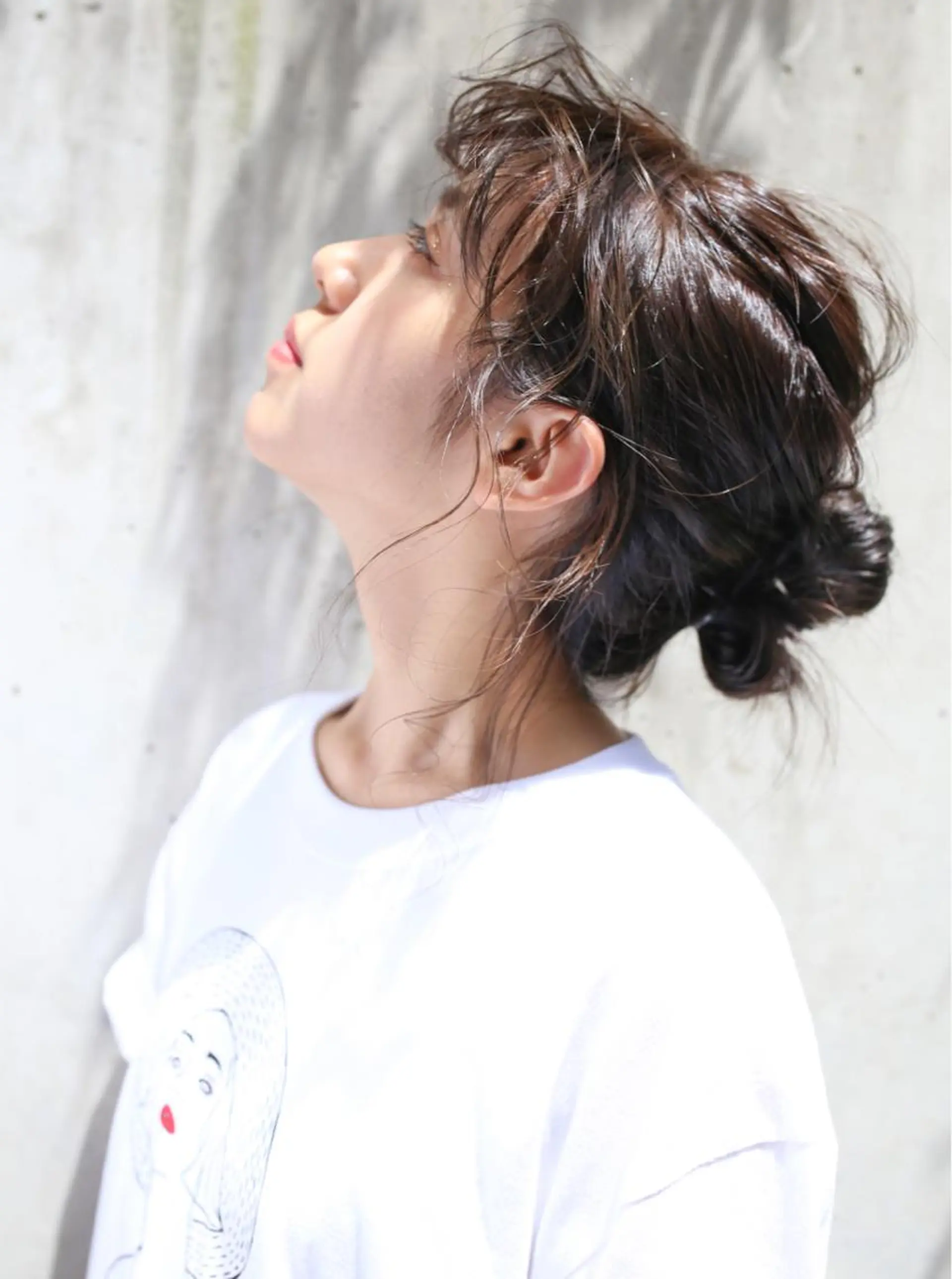 ミディアム ヘアアレンジ カット ヘアカラー トリートメント HAZEL所属・大山 茶子のヘアスタイル