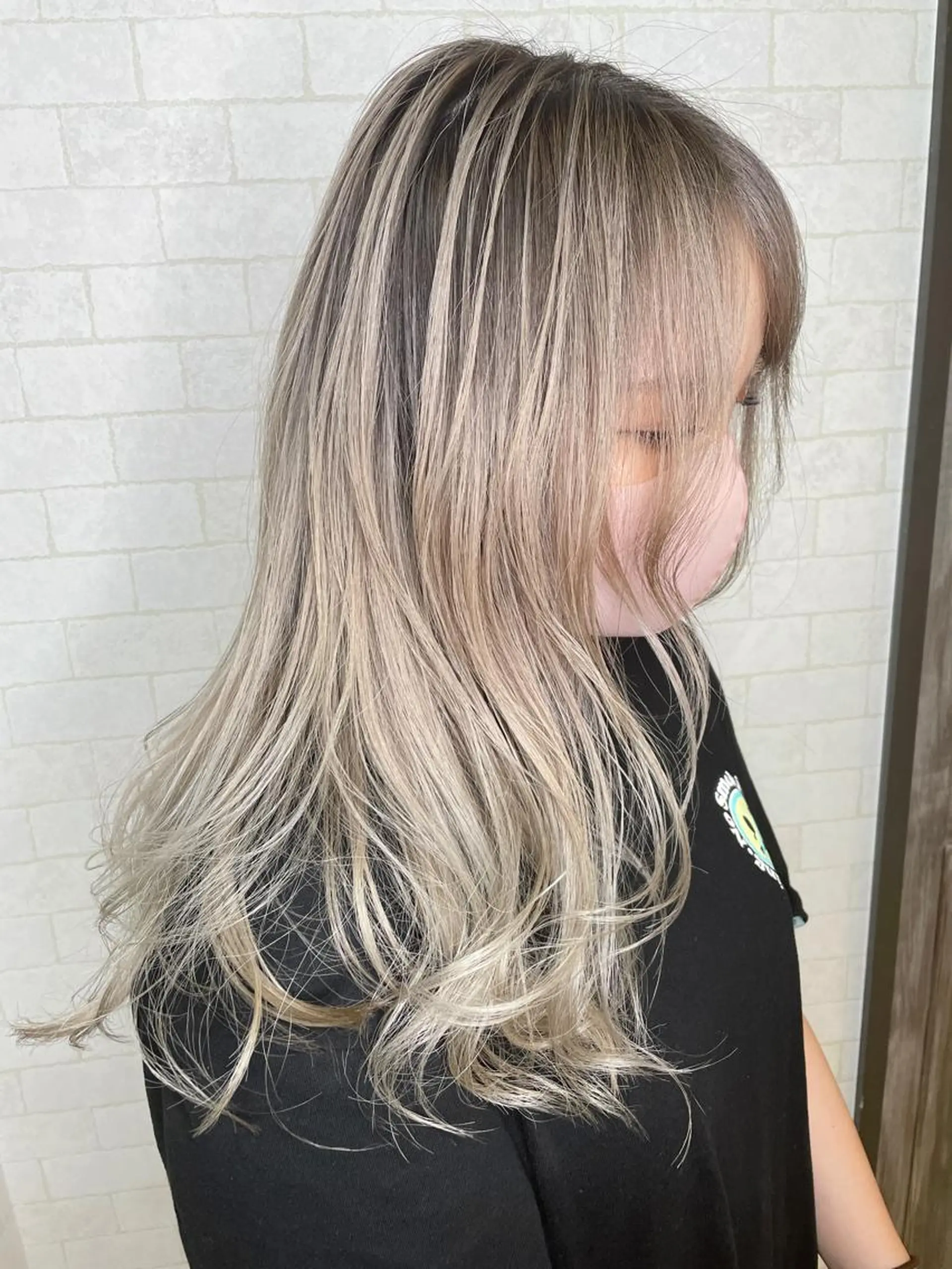 ロング カラー 神野 雅樹のヘアスタイル