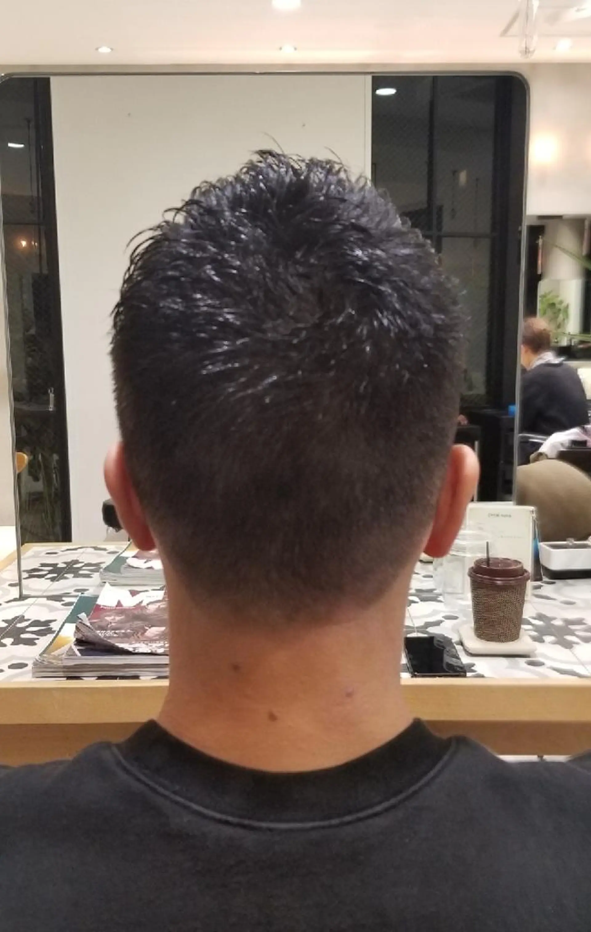 メンズ フェードカット カット 🔴赤み消し/ 艶カラー落合　優🔴のヘアスタイル