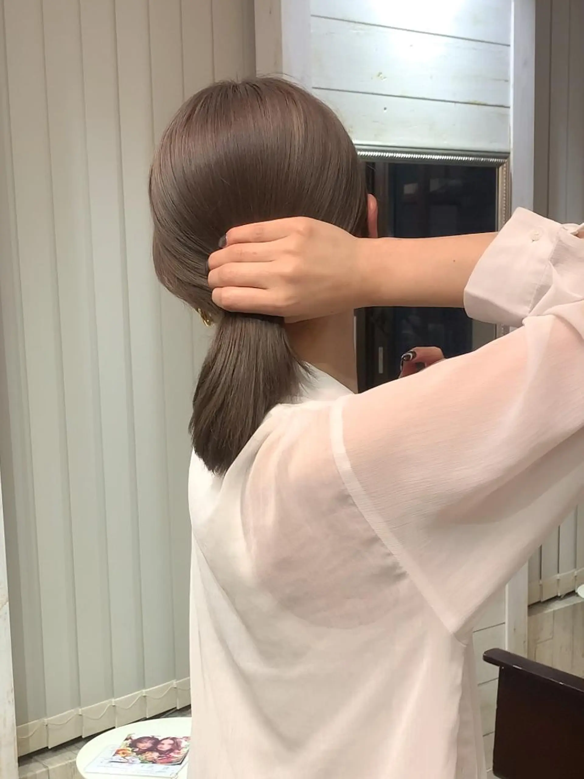 ミディアム カラー ヘアカラー regalo 森重ユウのヘアスタイル