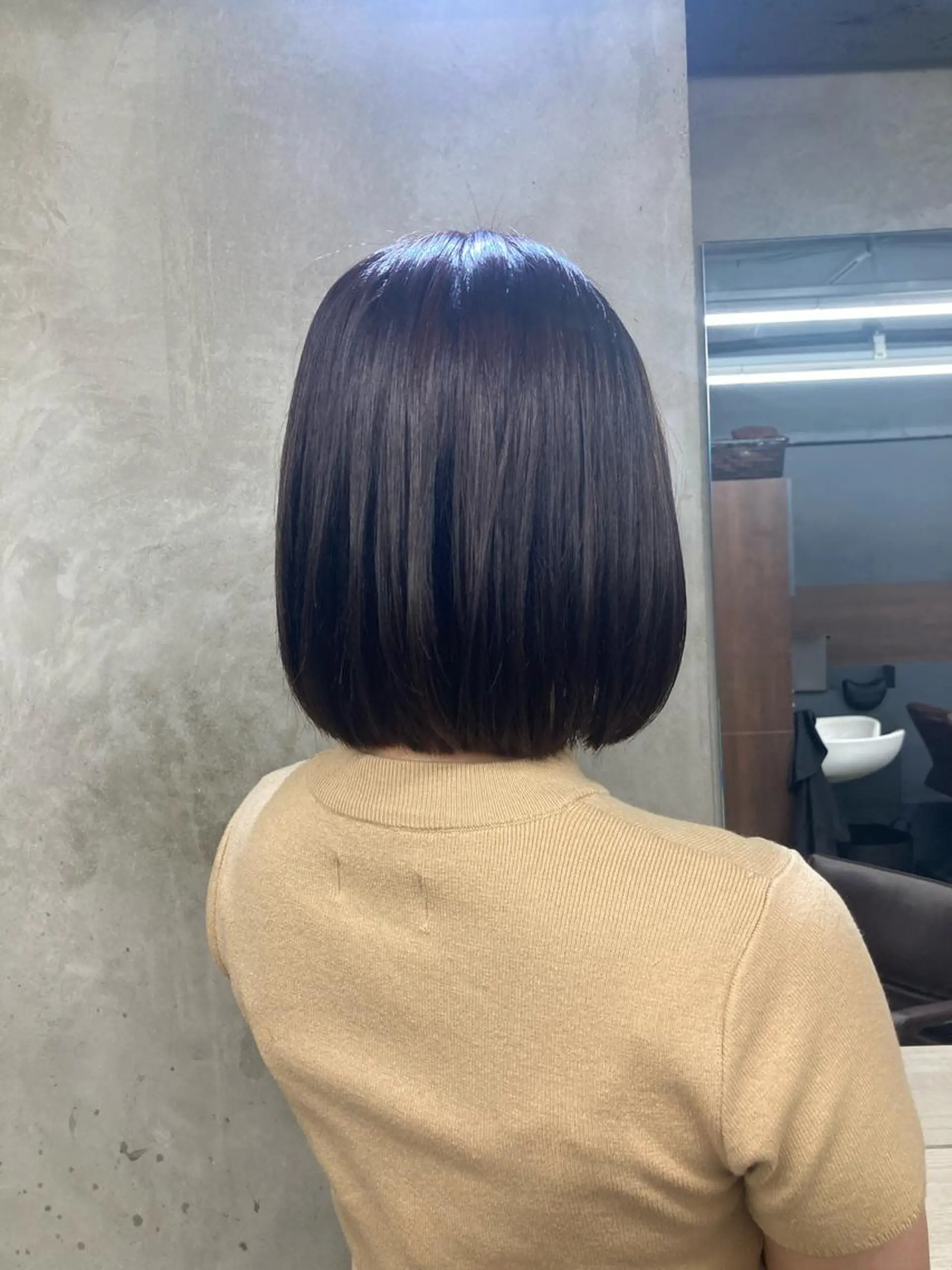 ショート カラー ラベンダーカラー ボブ カット ヘアカラー トリートメント ブリーチ&似合せボブ 田中寛十のヘアスタイル