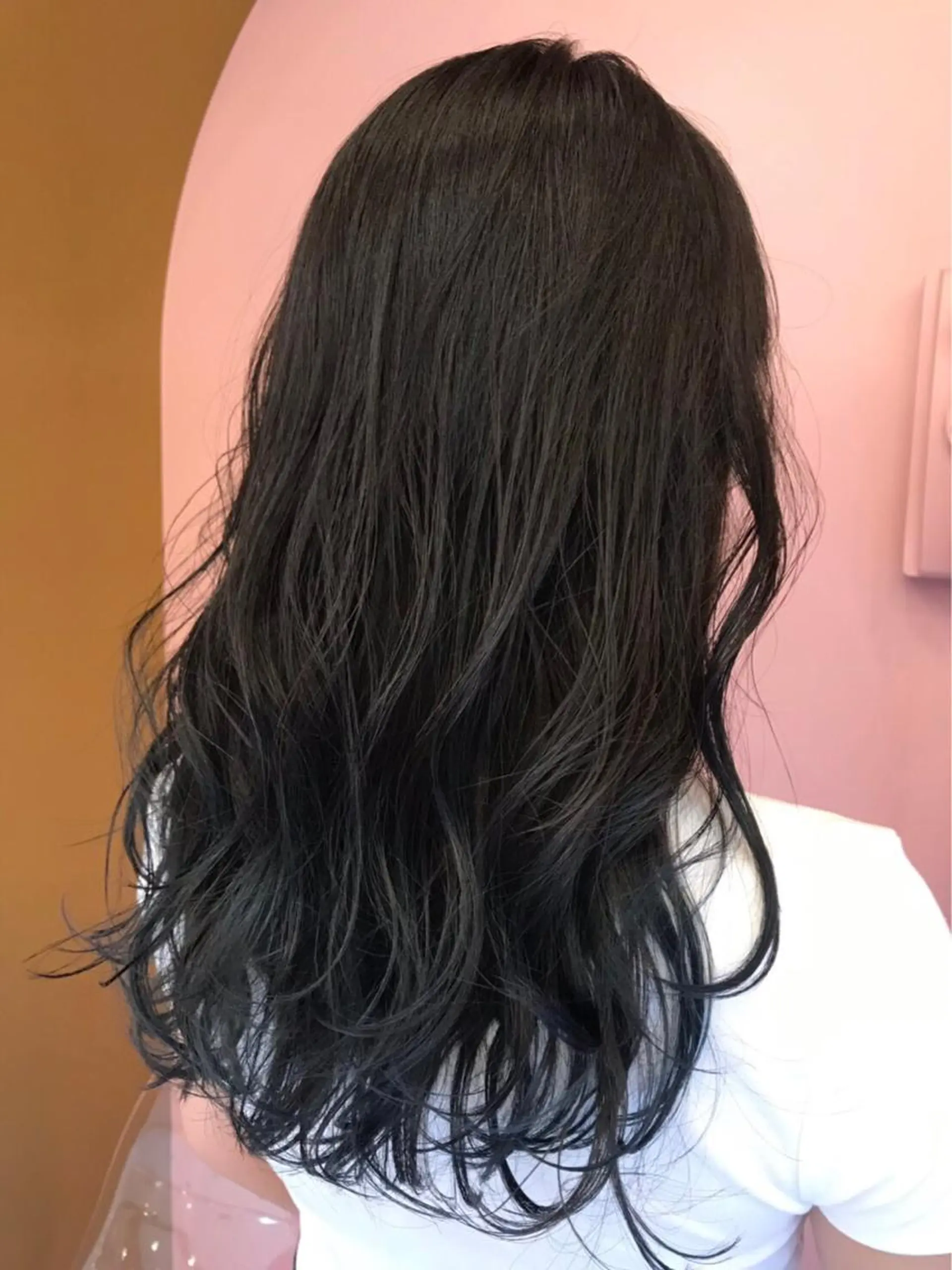 セミロング カラー RIYA❤︎ Aujuaソムリエのヘアスタイル