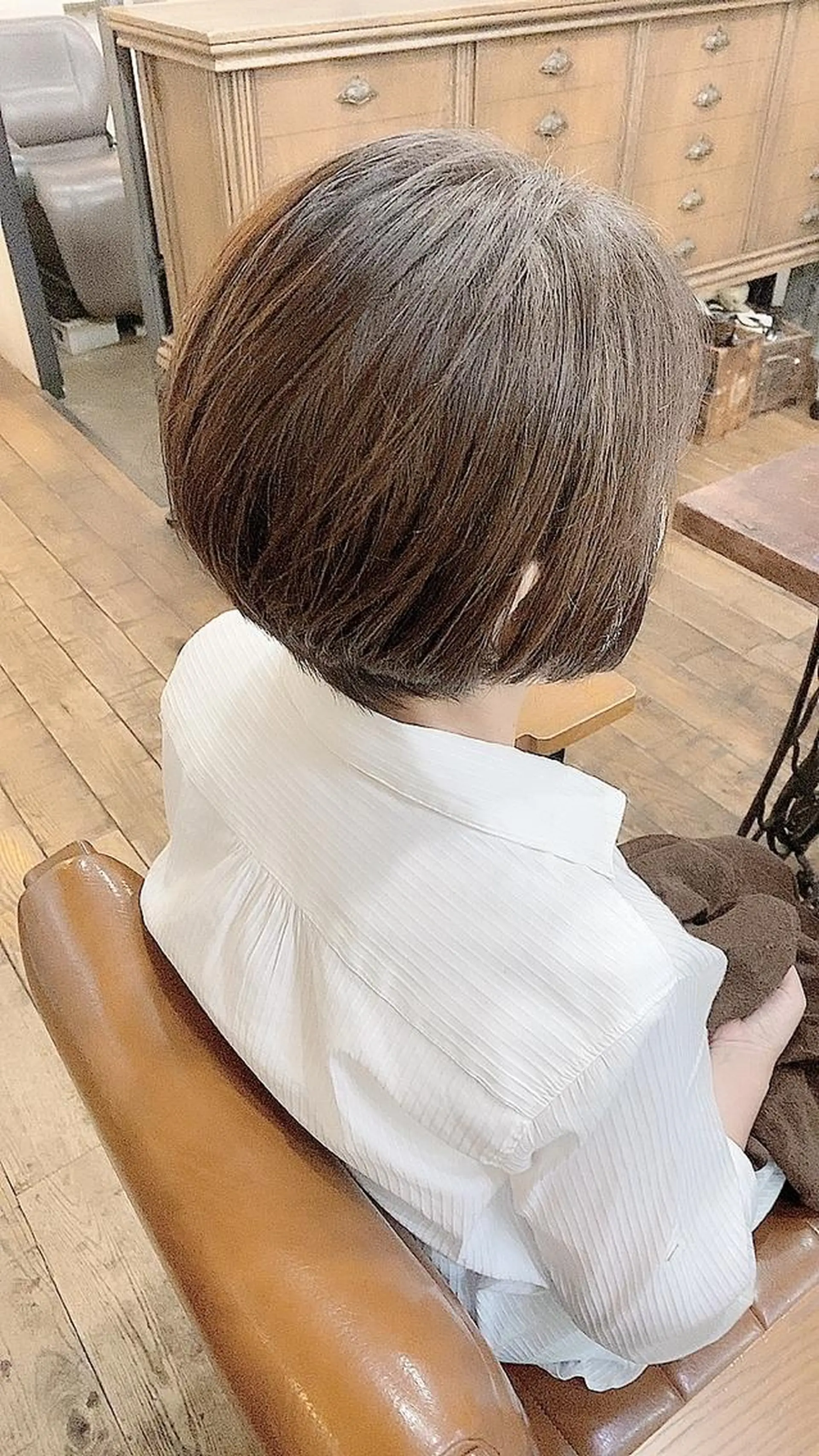 ショート カラー ボブ ショートヘア 國分 伸也のヘアスタイル