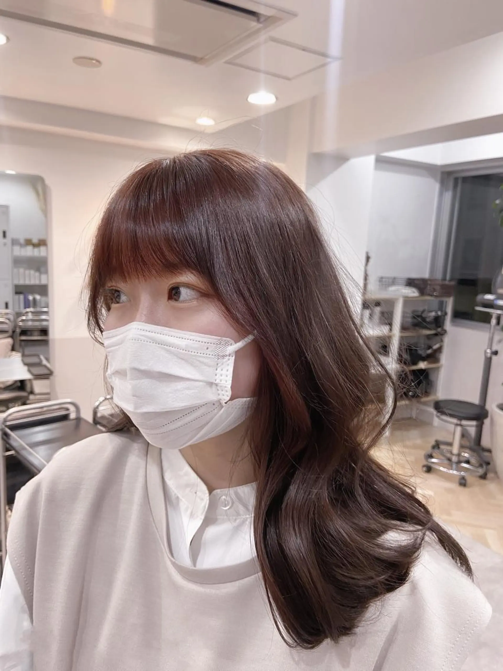 ロング ピンクブラウン 山下夕月 ショート🫧ボブのヘアスタイル
