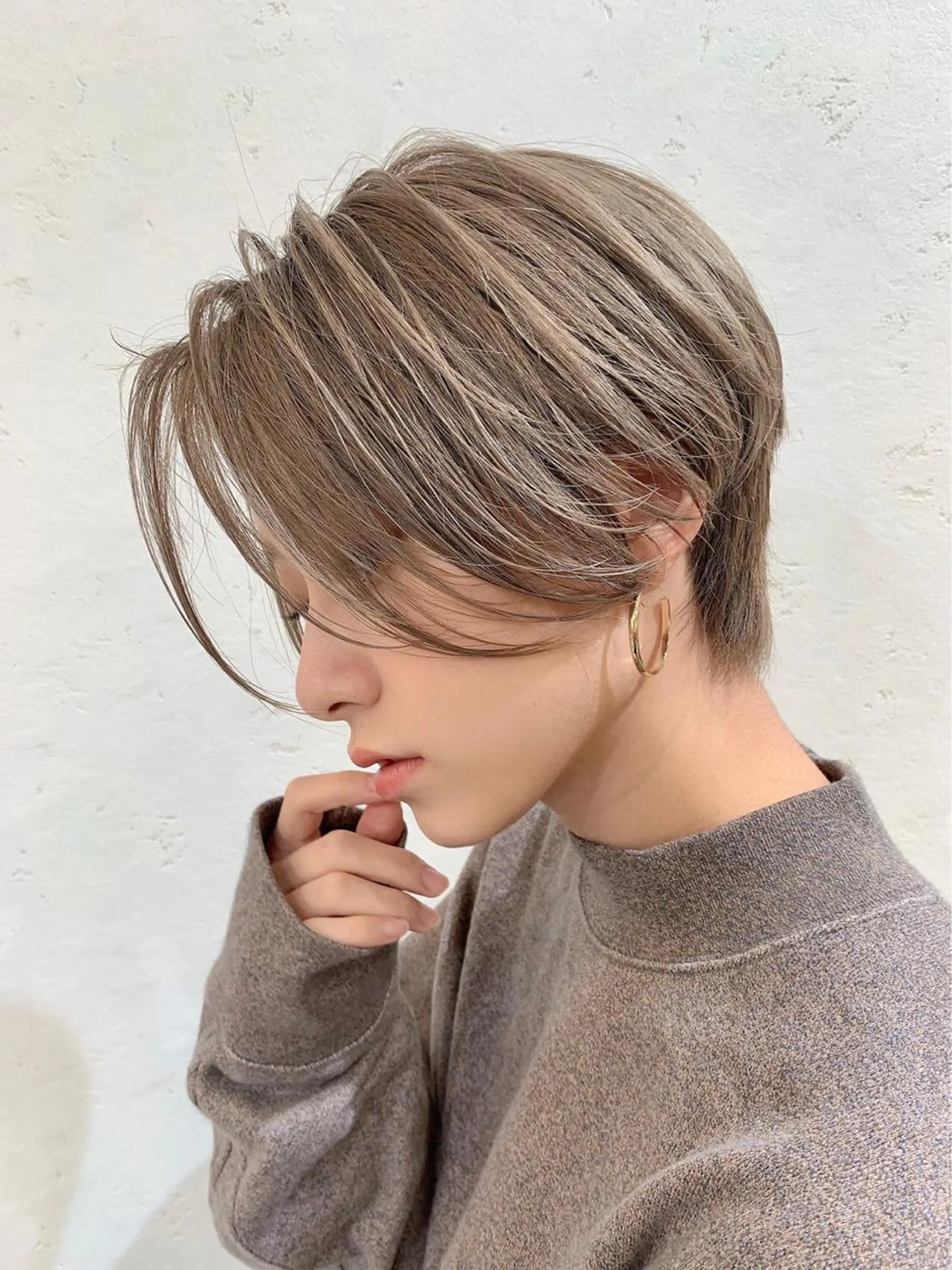 ショート カット ヘアカラー トリートメント 代表 吉澤弘哲のヘアスタイル