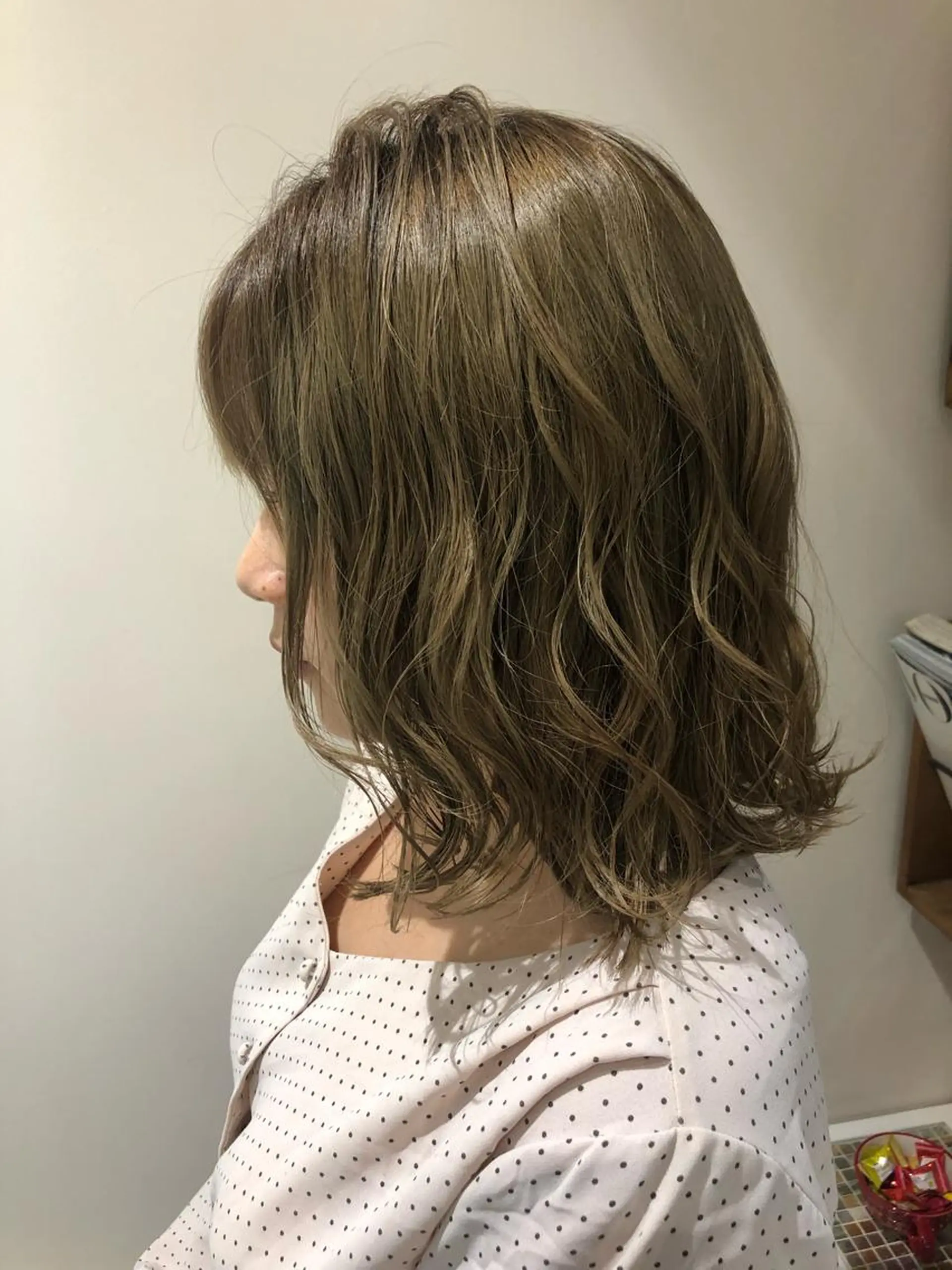 ミディアム ボブ韓国風レイヤー 髪質改善/畠中ケントのヘアスタイル