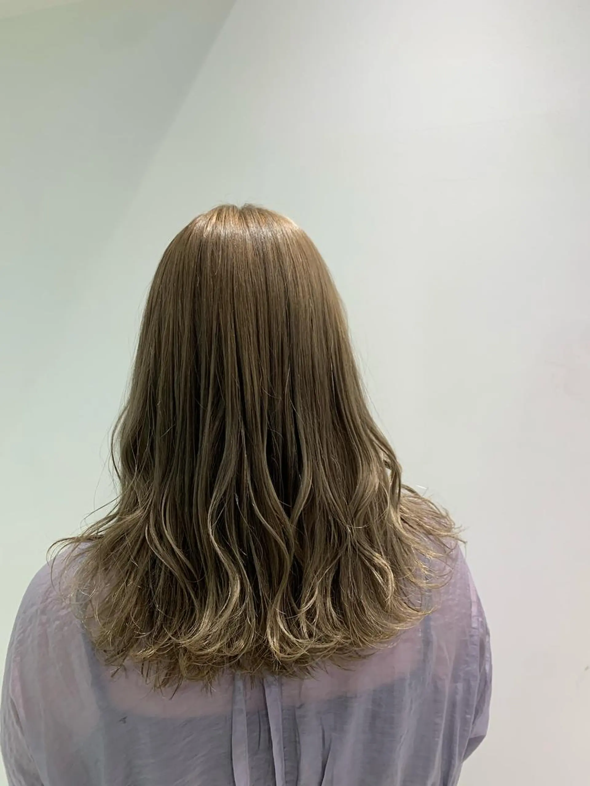 ロング ヘアカラー トリートメント ヘッドスパ ヘアセット 🌿透明感カラー‪ 縮毛矯正✨かずきのヘアスタイル