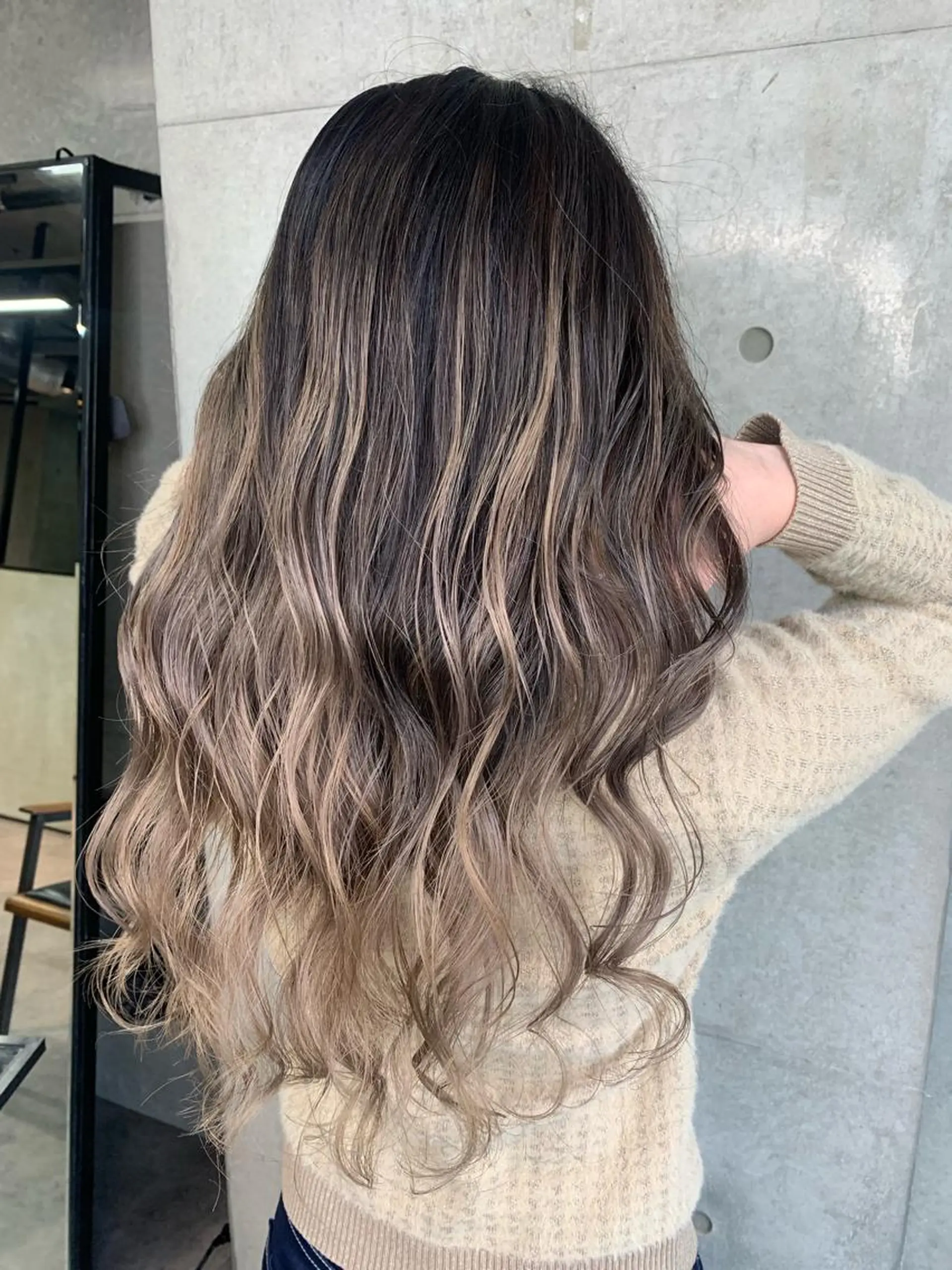 ロング カラー BOOMBOX所属・Clair クレアのヘアスタイル