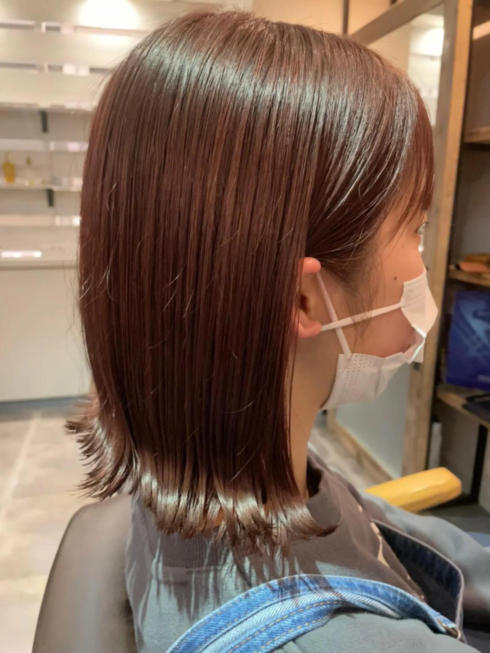 ショート ヘアアレンジ カラー パーマ 初めでも安心🌟 newi町田✂のヘアスタイル