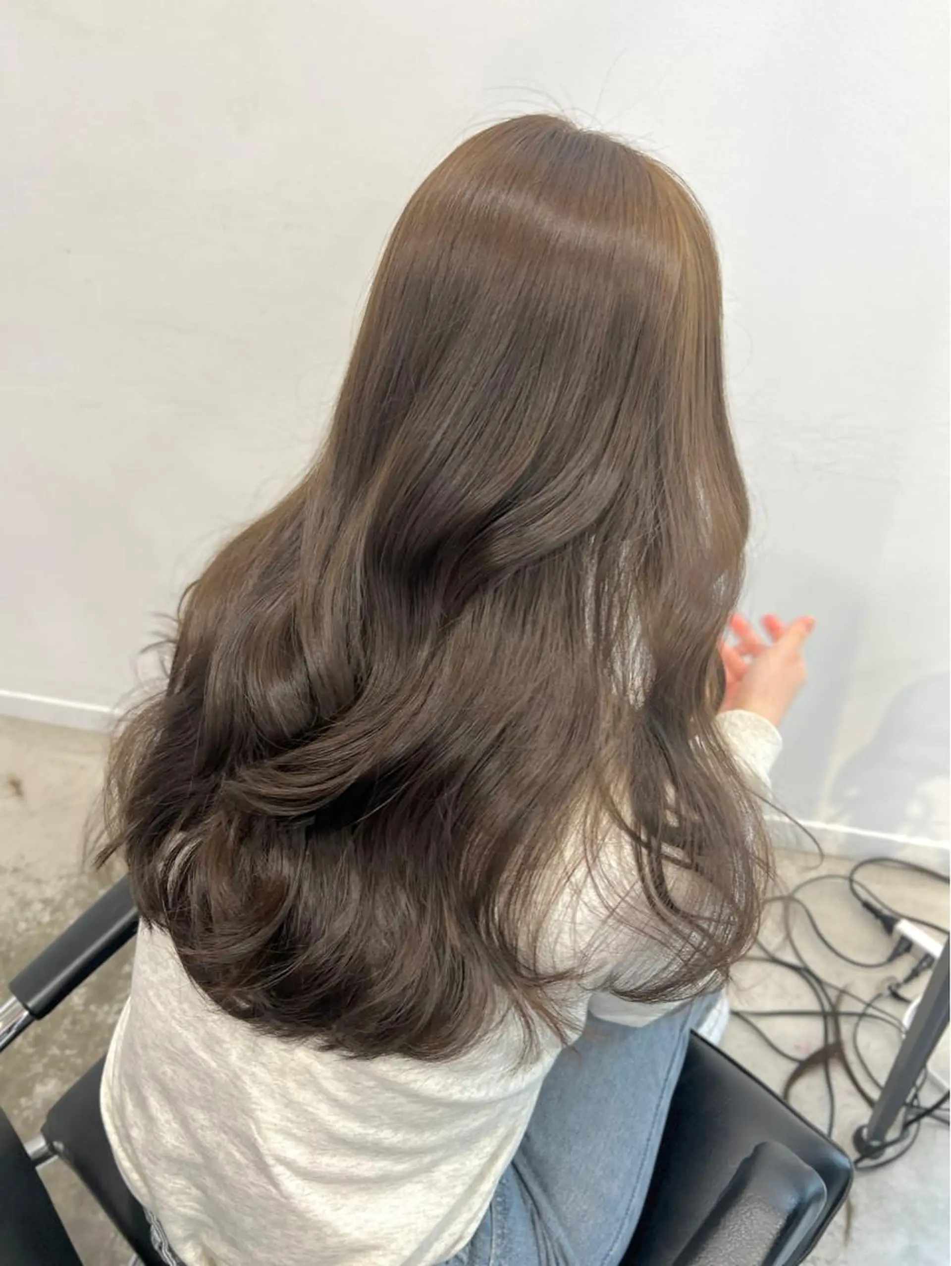 ロング カラー ヘアアレンジ カット ヘアカラー トリートメント ヘアセット 🎀暖色カラー🎀 ♡yurika♡のヘアスタイル